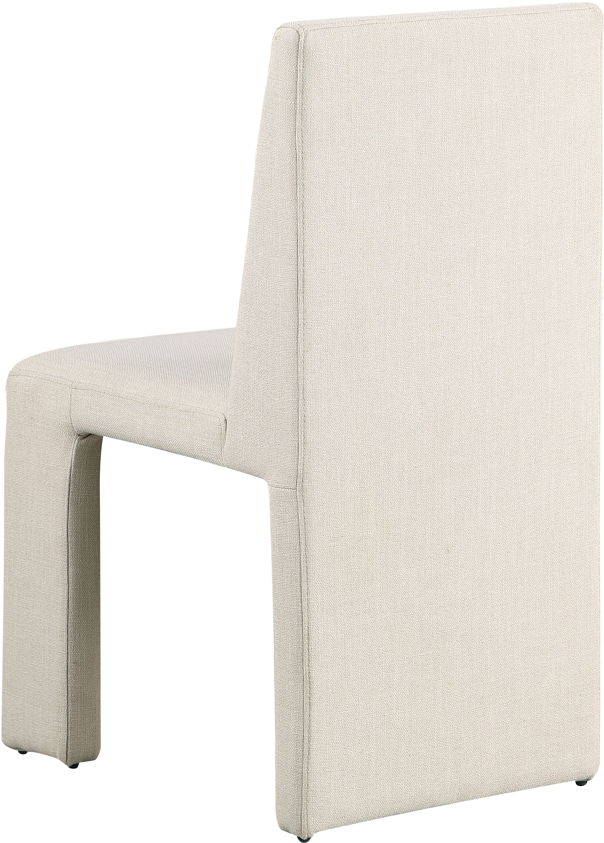 Benson Linen Textured Fabric Dining Chair - Modern Farmhouse Style Upholstered Seat for Kitchen, Dining Room & Home Decor | Comfortable & Durable