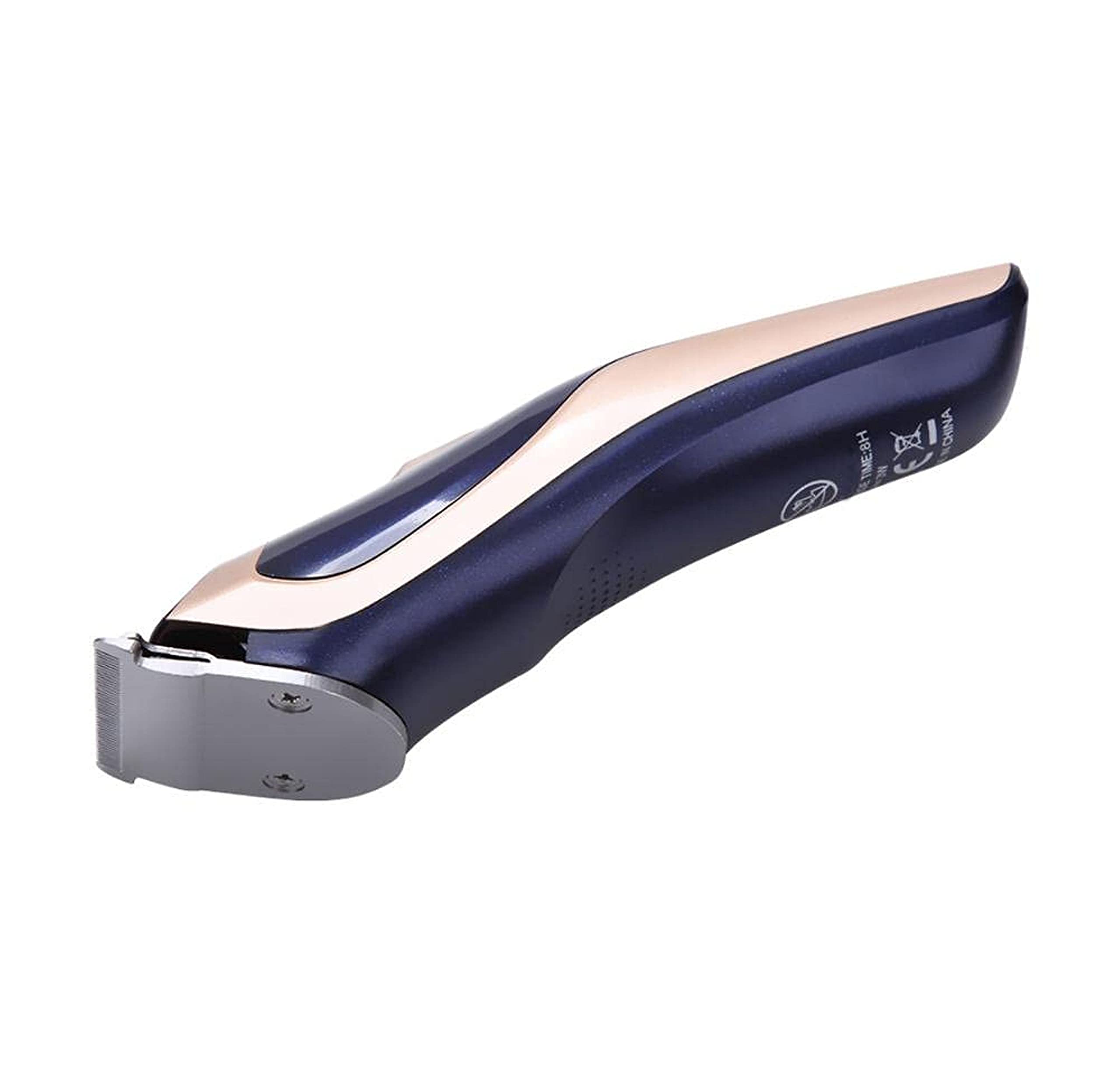 Concepta Professional Hair Clipper for Men - Rechargeable Cordless/Corded Beard Trimmer & Hair Cutting Machine with Precision Blades (Navy Blue) | Perfect for Home Barbering, Beard Grooming & Styling
