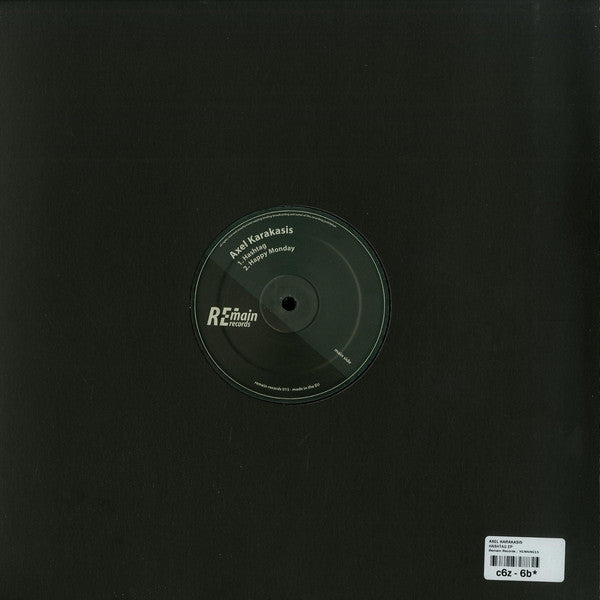 Axel Karakasis – Hashtag EP | Techno & Electronic Music Vinyl | Remain Records 015 | Perfect for DJ Sets & Club Nights