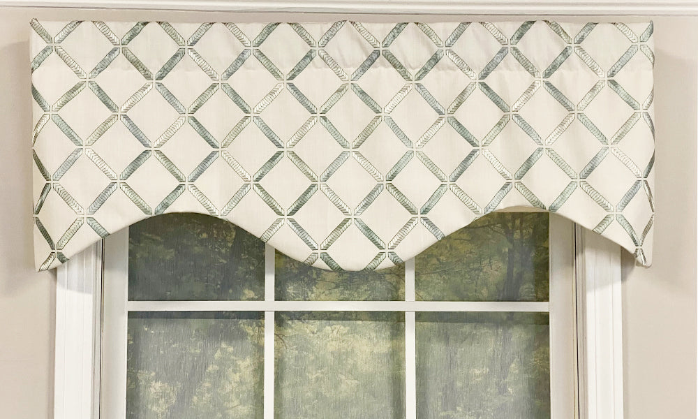 Granville Cornice Valance - Elegant Window Treatment for Living Room & Bedroom - Premium Home Decor Curtain Valance for Stylish Interior Design