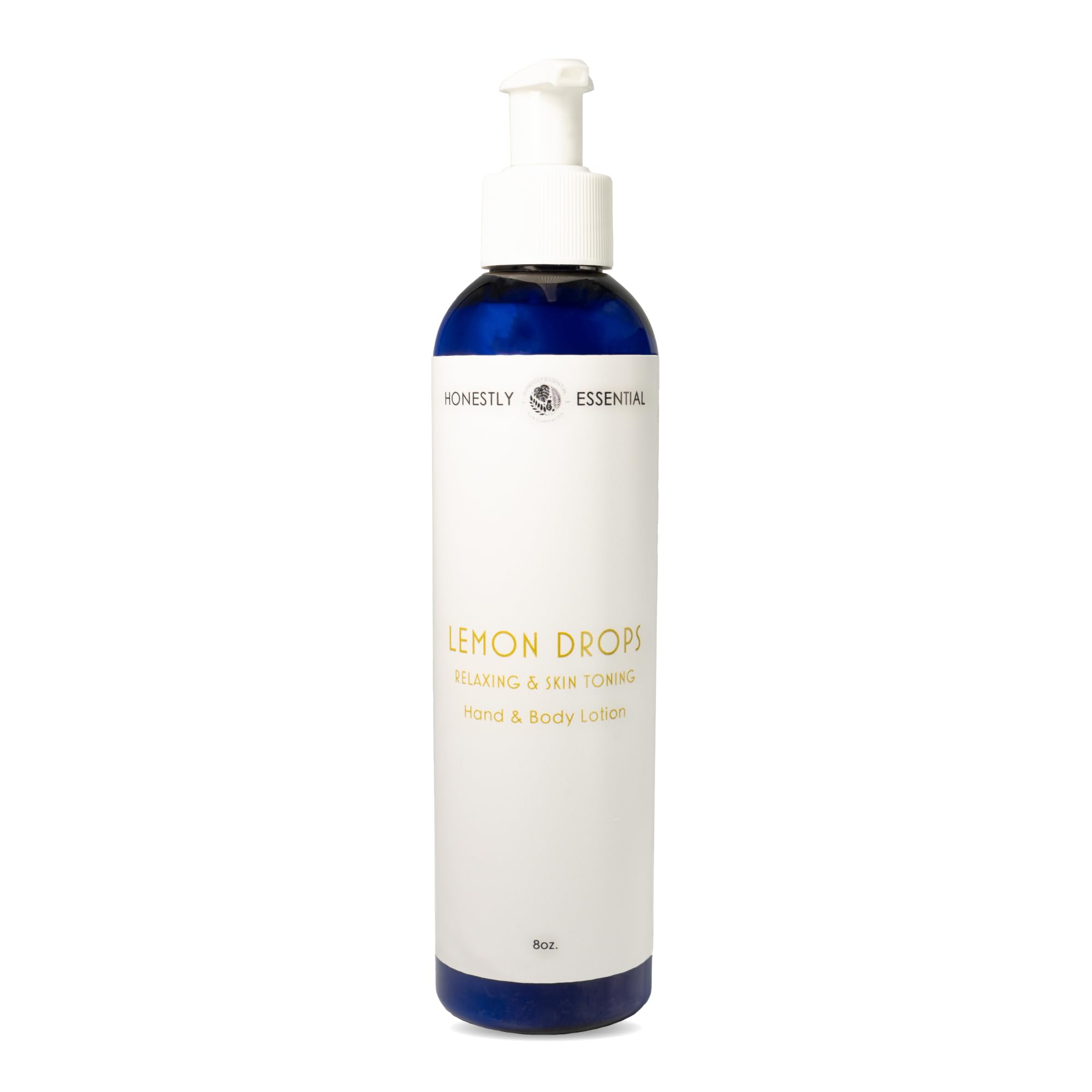 Organic Hand & Body Lotion with Shea Butter - Hydrating Moisturizer for Dry Skin - Non-Greasy, Fast Absorbing Formula - Lemon Scented 8oz Bottle - Perfect for Daily Use at Home, Office & Travel