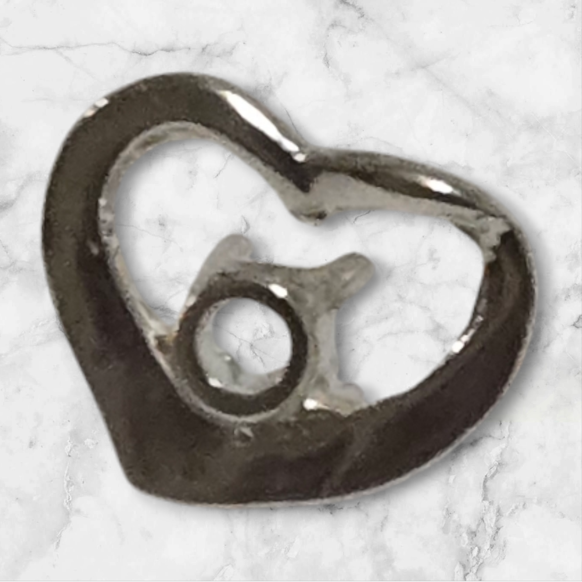 Solid Sterling Silver or 14K White/Yellow Gold 2-3mm Round Weeping Heart Pendant - Handcrafted in USA - Perfect for Necklaces, Bracelets & Gift Giving