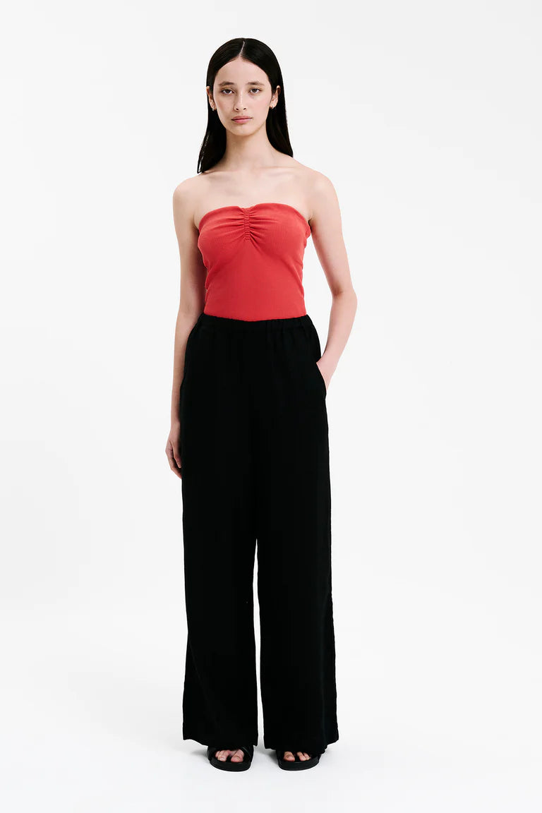 Premium Ceres Linen Pants for Women - Soft Breathable High Waisted Wide Leg Trousers - Perfect for Summer, Travel & Casual Wear