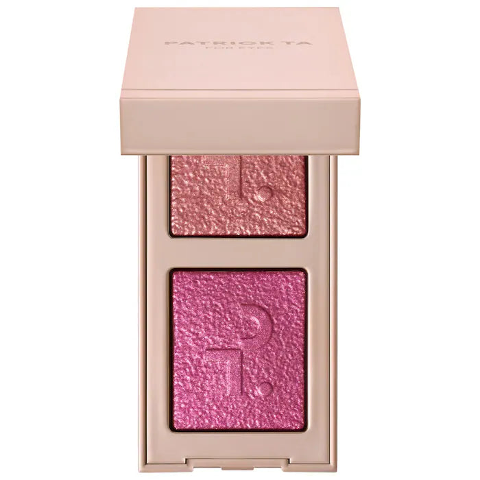 Patrick TA Major Dimension Eye Illusion Duo Eyeshadow Palette - Long-Lasting Matte & Shimmer Shades for Day & Night Makeup Looks | Perfect for Professional Artists & Everyday Glam