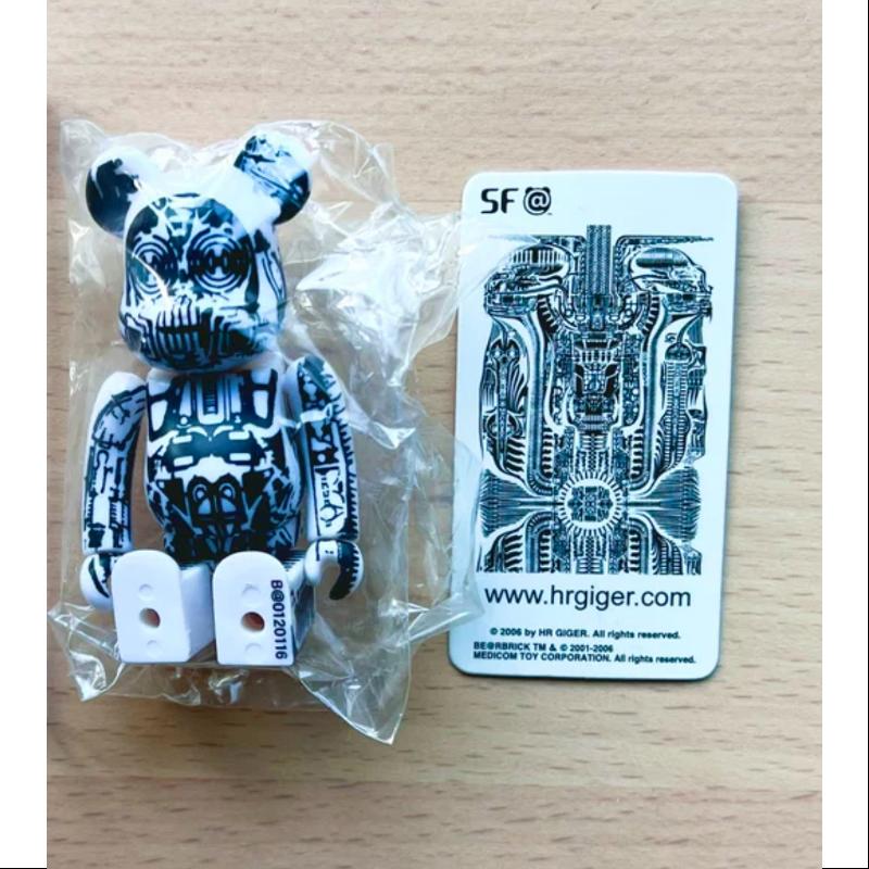 Bearbrick Series 12 SF H.R.GIGER 100% Collectible Figure - Limited Edition Art Toy for Display, Gift & Home Decor