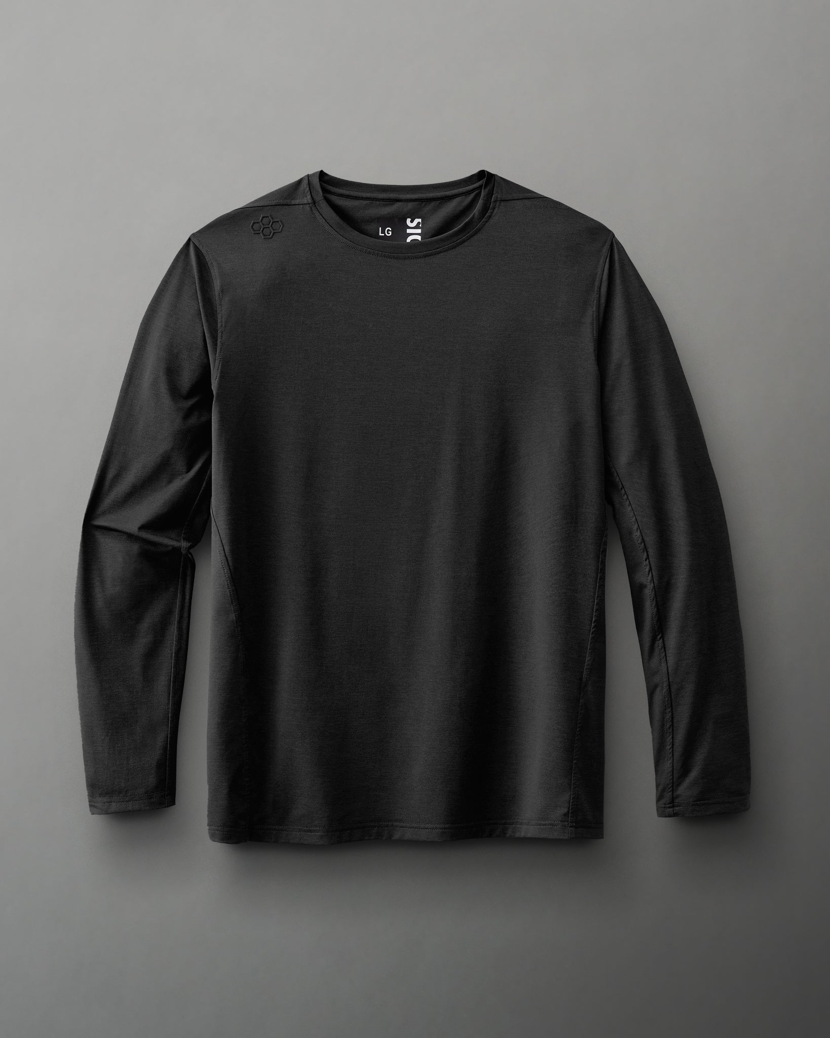 RUDIS Performance Long Sleeve Compression Shirt - Black | Moisture Wicking & Breathable for Wrestling, MMA & Training