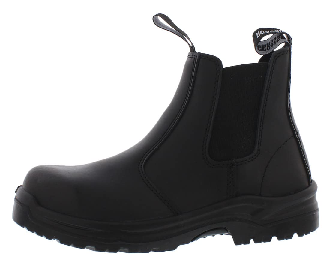 Aggressor Streamside Women's Steel Toe Work Boots - Waterproof & Slip Resistant for Construction, Hiking & Outdoor Work