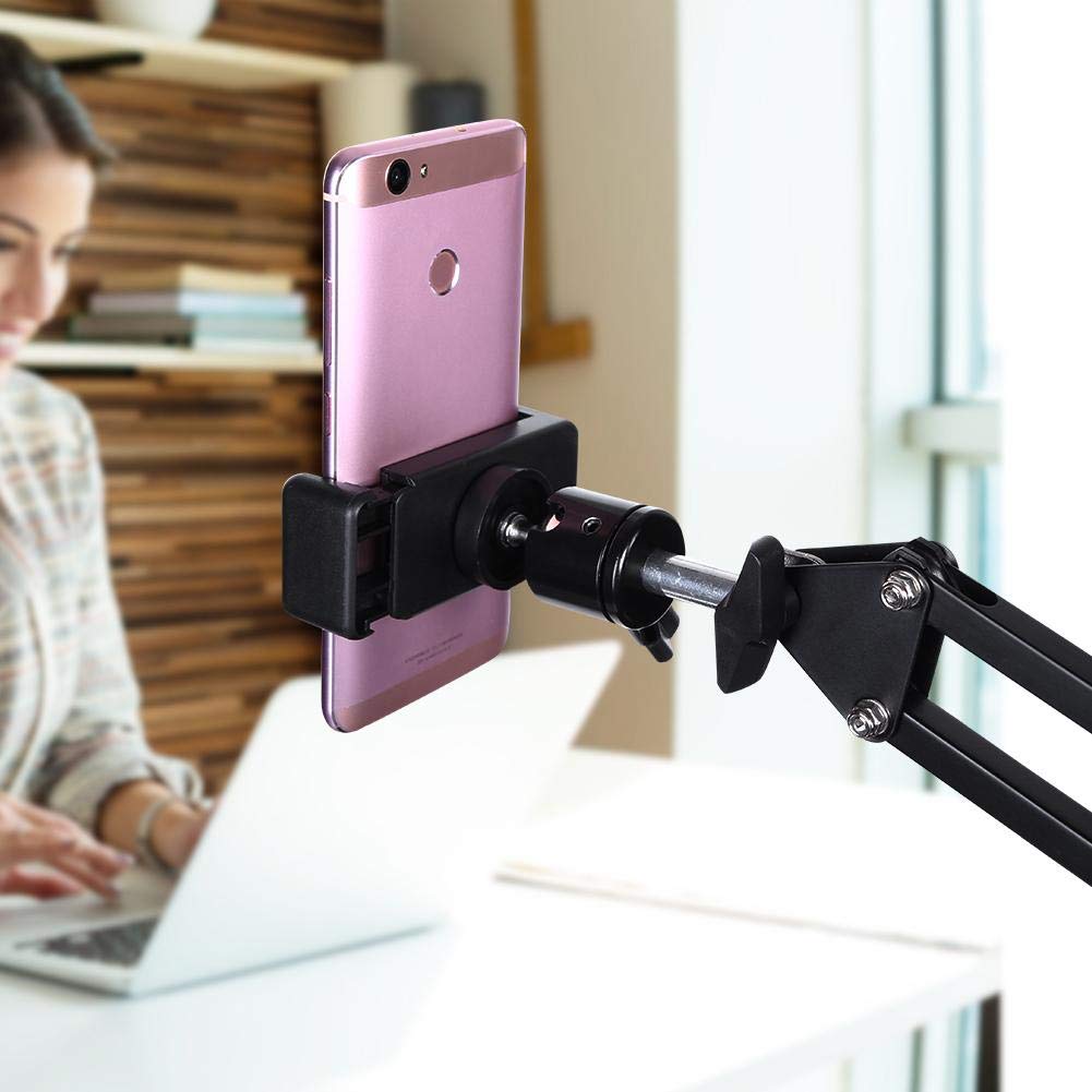 Akozon Flexible Universal Phone Holder - 360° Rotatable Long Arm Lazy Mount for Bed & Desk | Hands-Free Viewing for Movies, Gaming & Video Calls