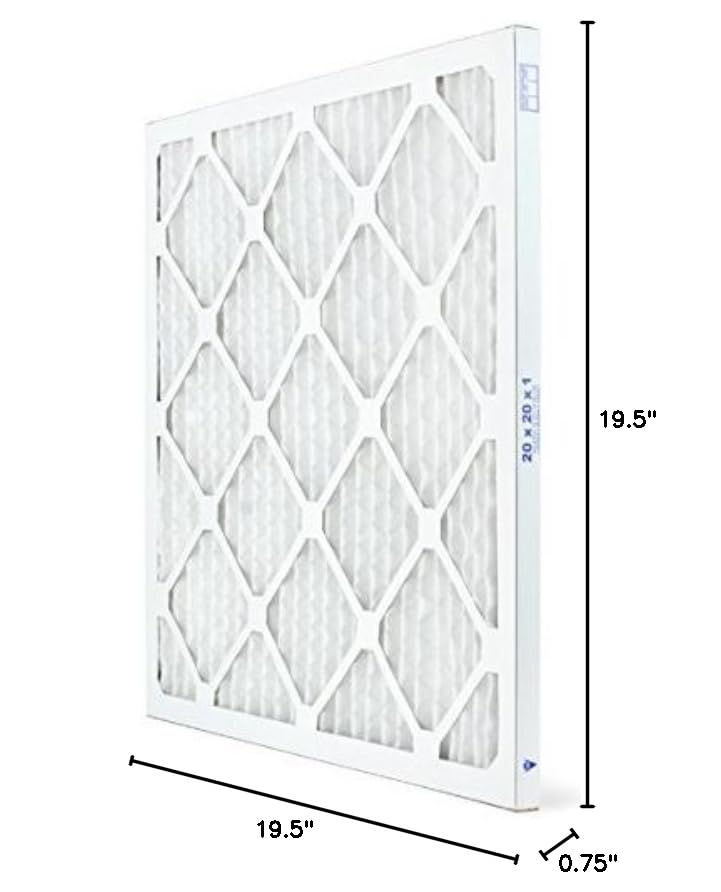 AIRx Filters 20x20x1 MERV 13 Pleated Air Filter - 12-Pack for HVAC, AC & Furnace - High Efficiency Dust & Pollen Reduction - Made in USA - Perfect for Home, Office & Allergy Relief