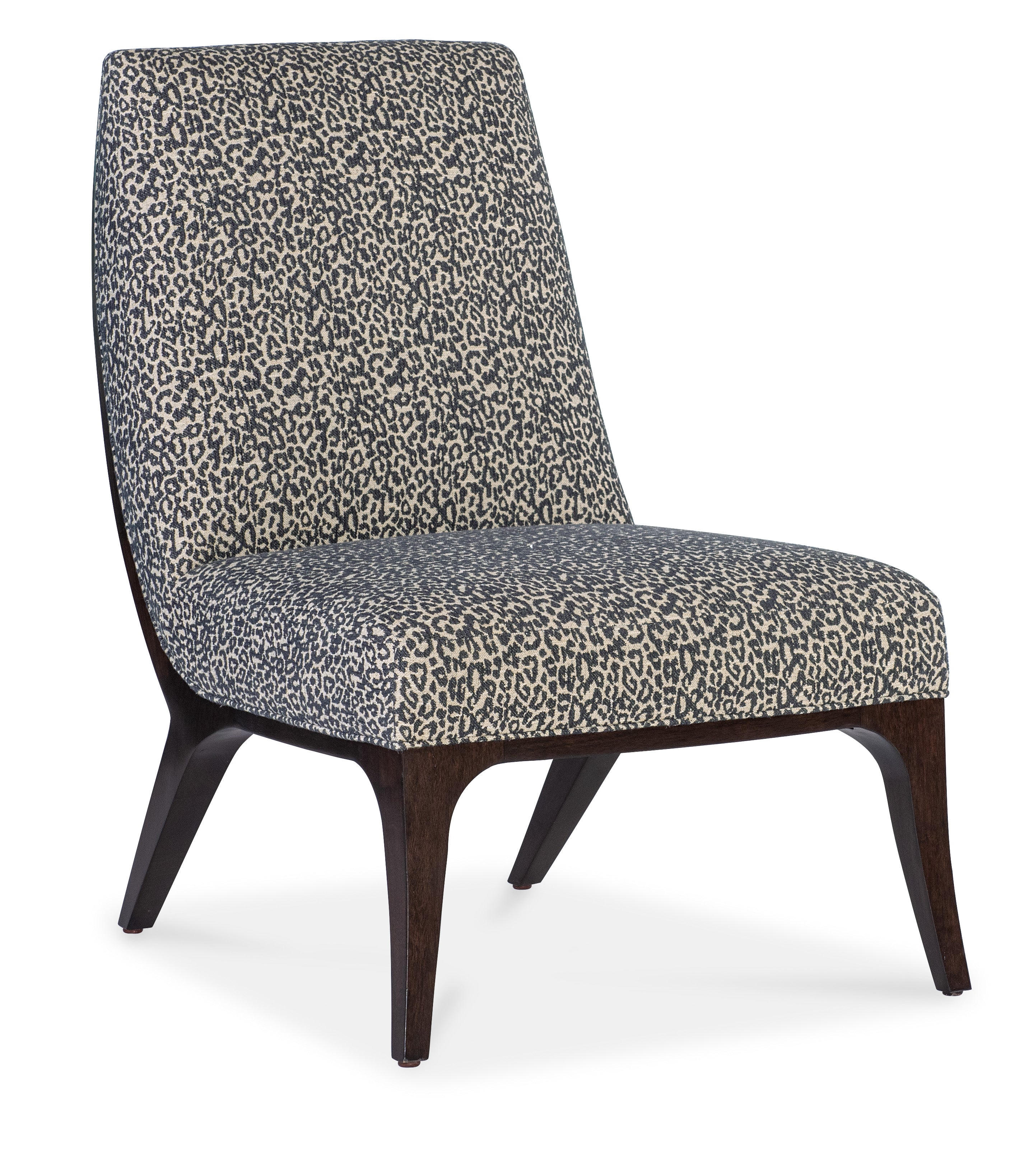 Bella Slipper Chair - Comfortable Upholstered Accent Chair for Living Room, Bedroom & Office - Cozy Small Armless Chair with Soft Cushion