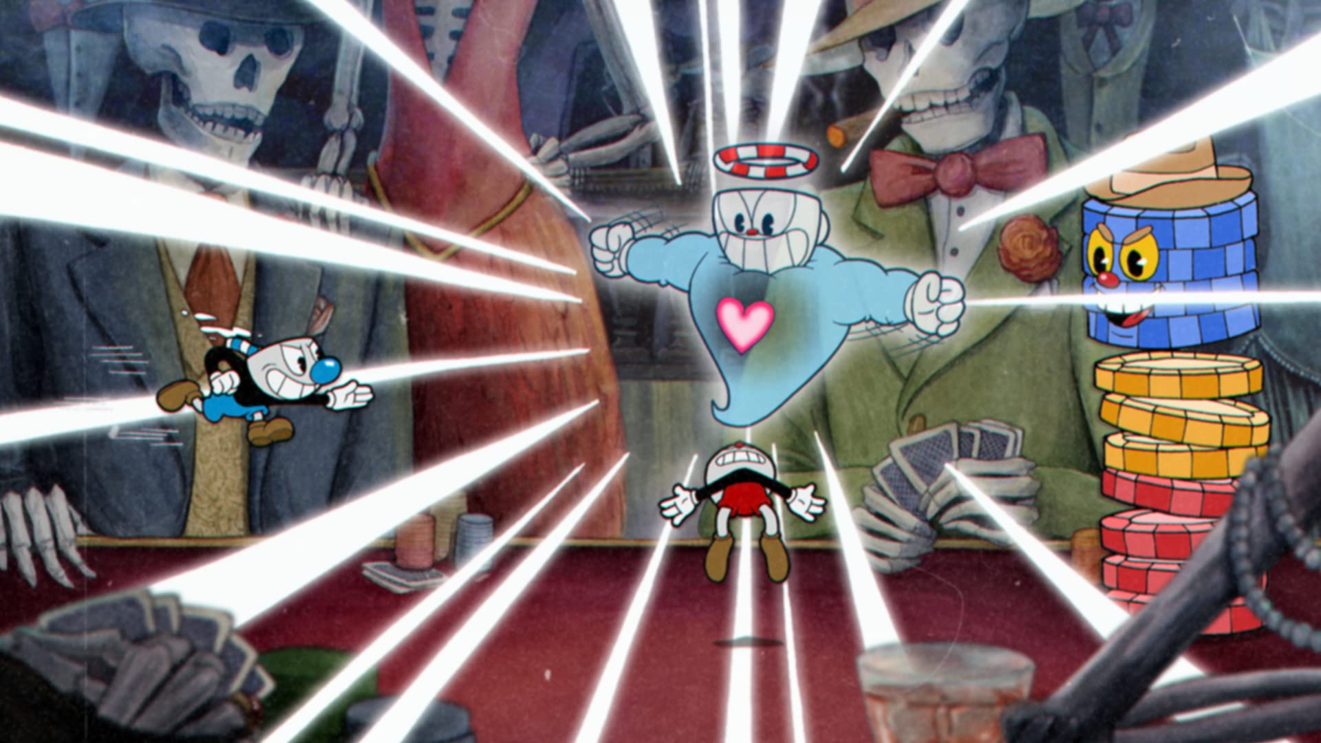 Cuphead - Classic Run and Gun Action Game for PlayStation 4 | Fun Multiplayer Adventure for Family Game Nights