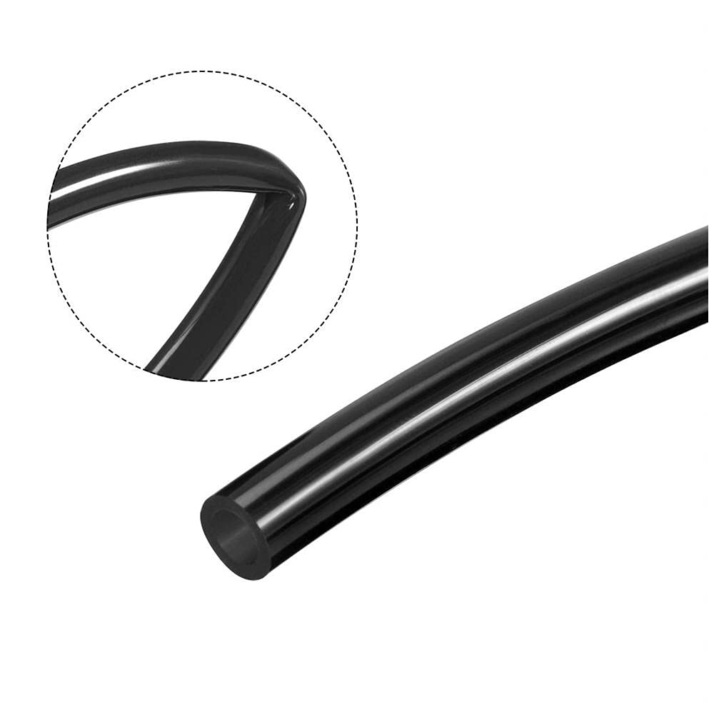 High-Quality 8mm OD x 5mm ID Polyurethane Air Hose - 2M (6.56FT) Black PU Tube for Air Compressors | Durable Pneumatic Hose for Industrial Tools, Automotive Repair & DIY Projects