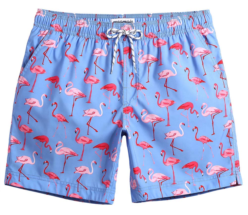 Men's Slim Fit Quick Dry Swim Shorts - Mesh Lining for Beach & Pool