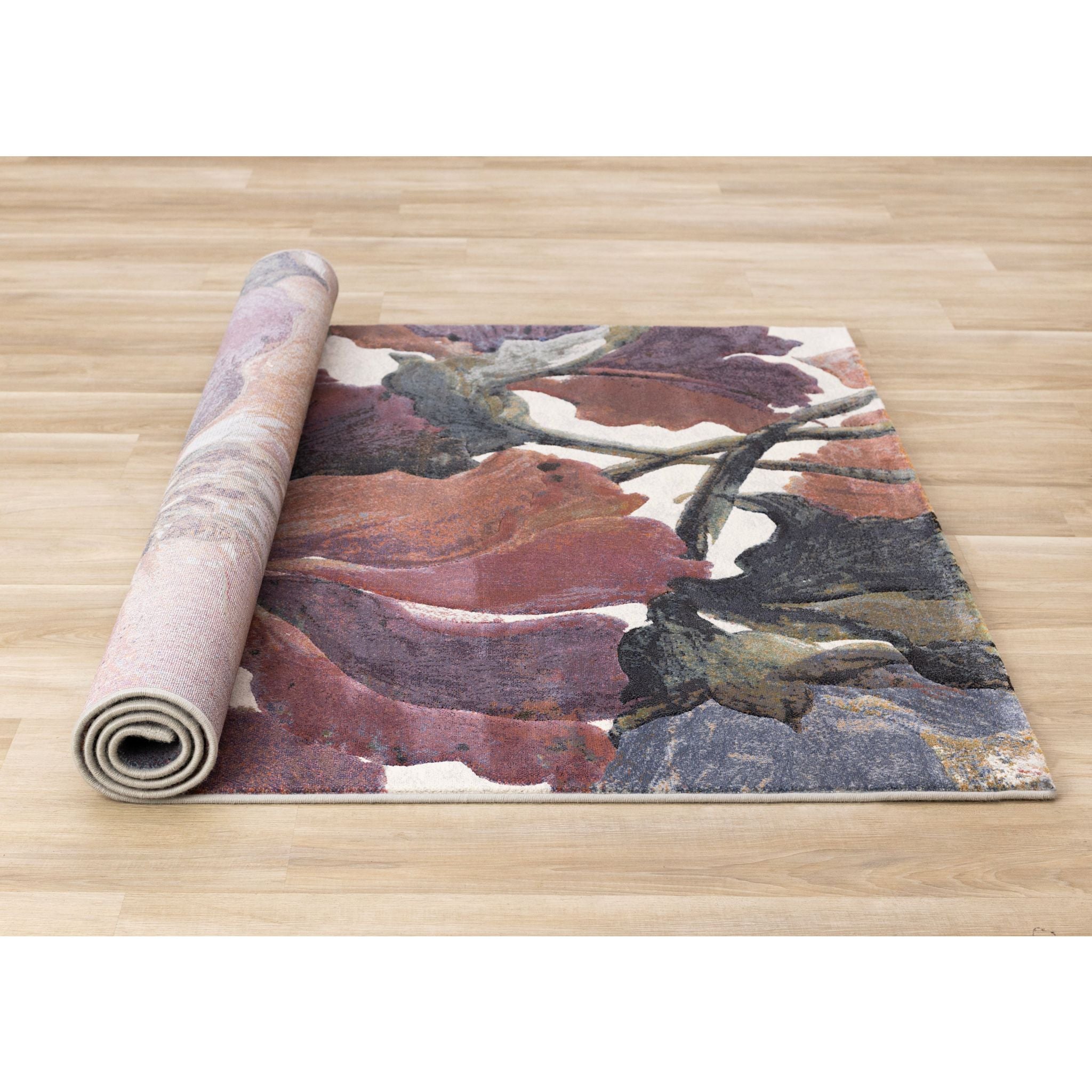 5x8 Aurora Area Rug - Soft Modern Boho Rug for Living Room, Bedroom, Dining Room - Non-Slip Comfortable Floor Carpet for Home Decor