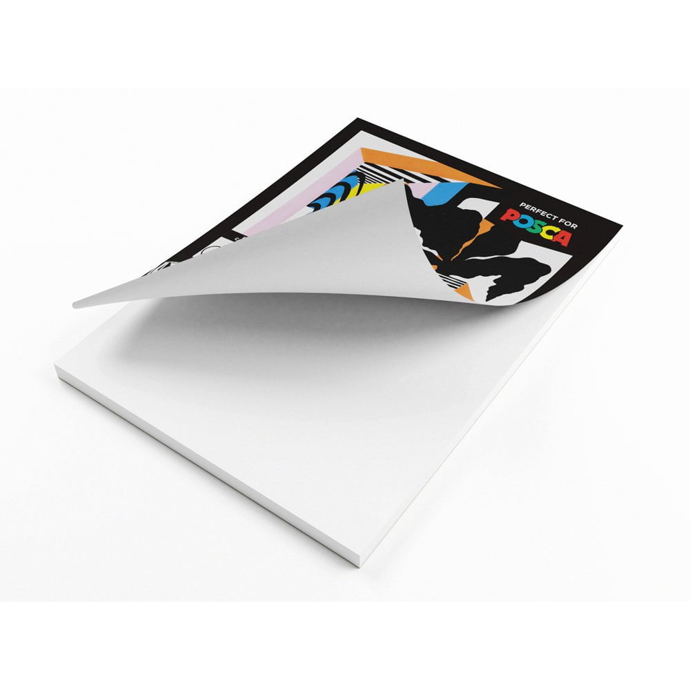 Artgecko Pro Marker Sketchpad - A4 Size, 30 Sheets, 250gsm Thick White Paper for Artists, Illustrators & Designers - Perfect for Sketching, Drawing & Marker Art Projects
