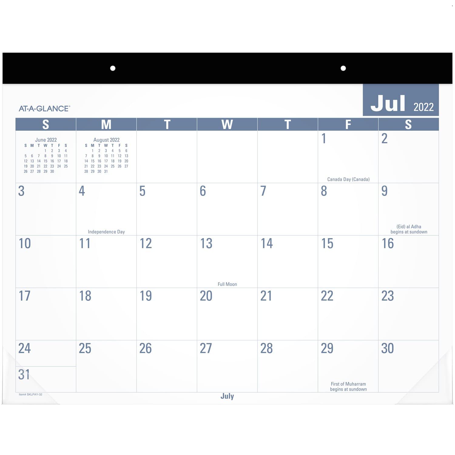 AT-A-GLANCE 2022-2023 Monthly Academic Desk Calendar - 21.75