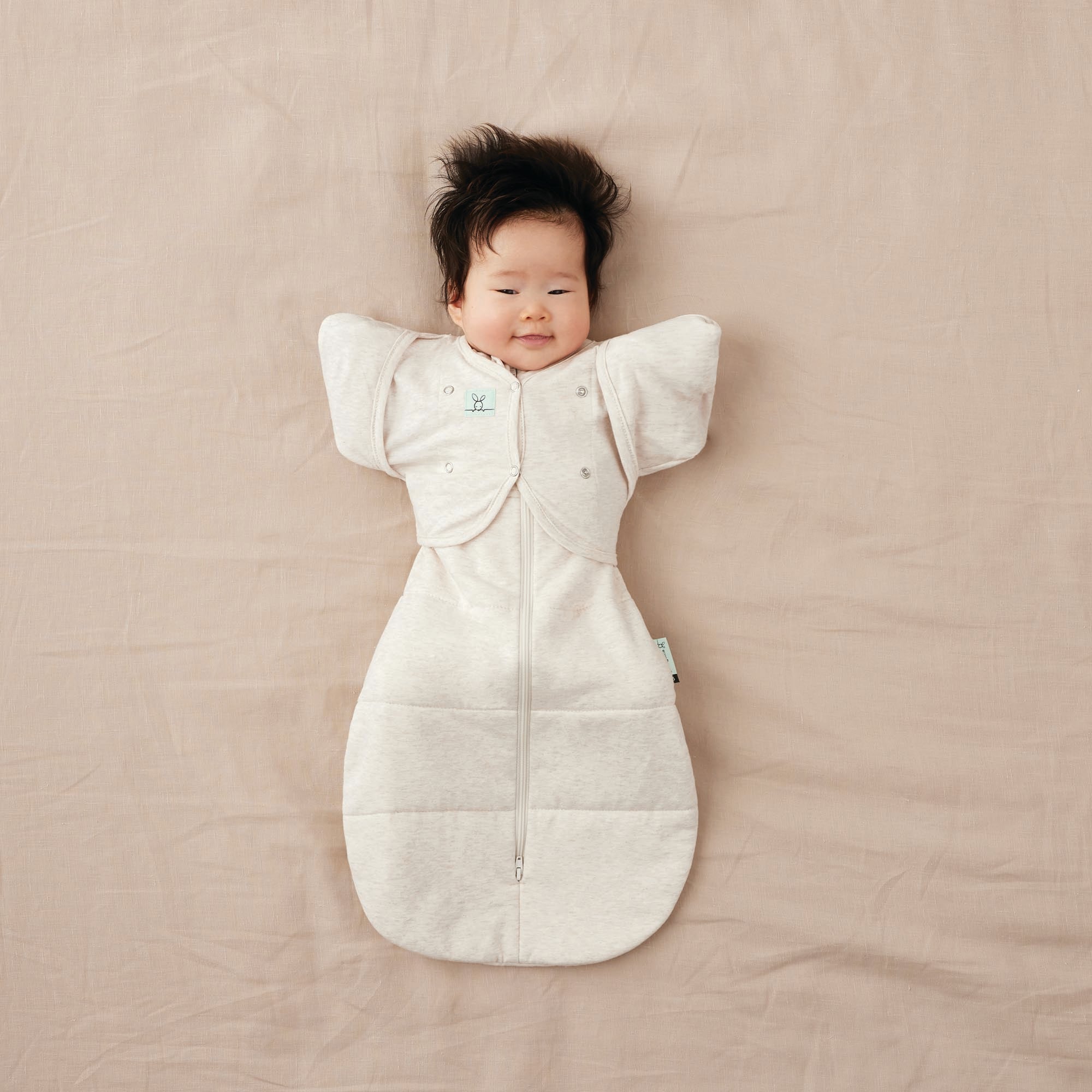 ergoPouch Butterfly Cardi Swaddle 0.2 TOG - Lightweight Baby Wrap for Newborns - Perfect for Nursery, Daycare & On-the-Go Comfort