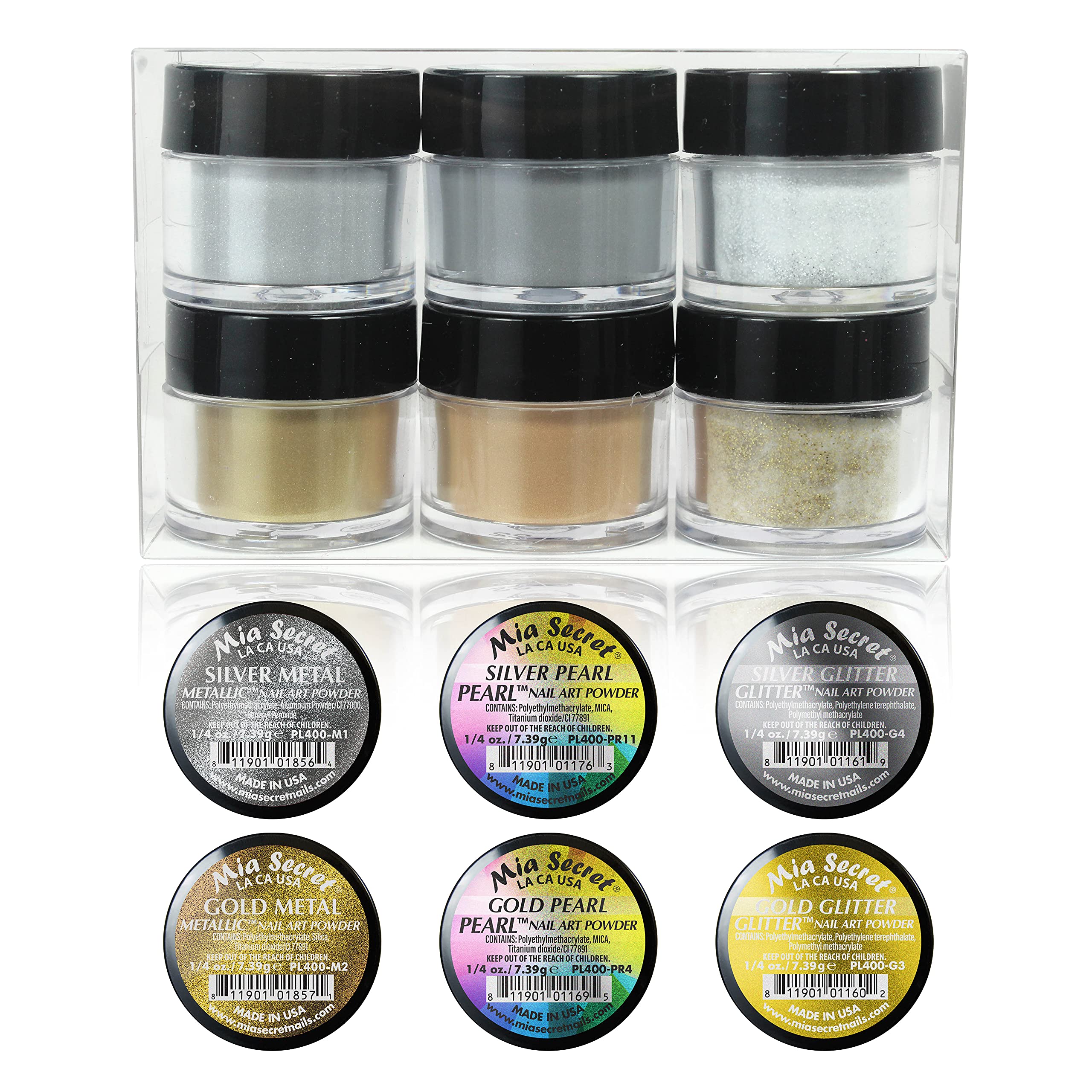 Mia Secret Acrylic Powder Kit - Starry Night Remix Nail Art Collection for Professional & DIY Manicures | Perfect for Salon, Home Use & Special Occasions