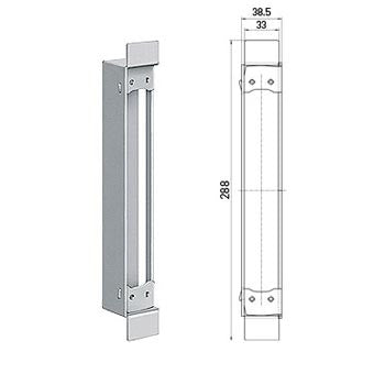TE 640 3D A8 Steel Frame Receiver - Heavy Duty Construction for Secure Mounting | Perfect for Industrial Equipment, Machinery, and Structural Steel Framing Applications