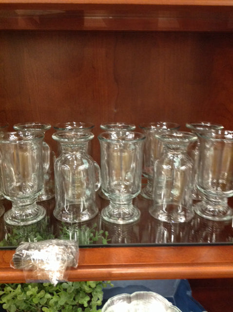 Premium Set of 12 Clear Glass Coffee Mugs - 14oz Tempered Drinking Cups for Hot & Cold Beverages - Perfect for Home, Office, Cafe, and Restaurant Use