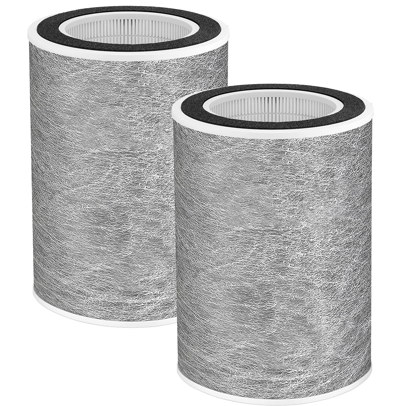 HP201 HP202 HEPA Filter Replacement (2 Pack) - Compatible with Shark HP200/201/202/301/302 Series, UA205, AP1000 3-in-1 Max HC501/HC502 Air Purifiers - Perfect for Home, Office & Allergy Relief - Part # HE2FKBAS, HE2FKBASMB