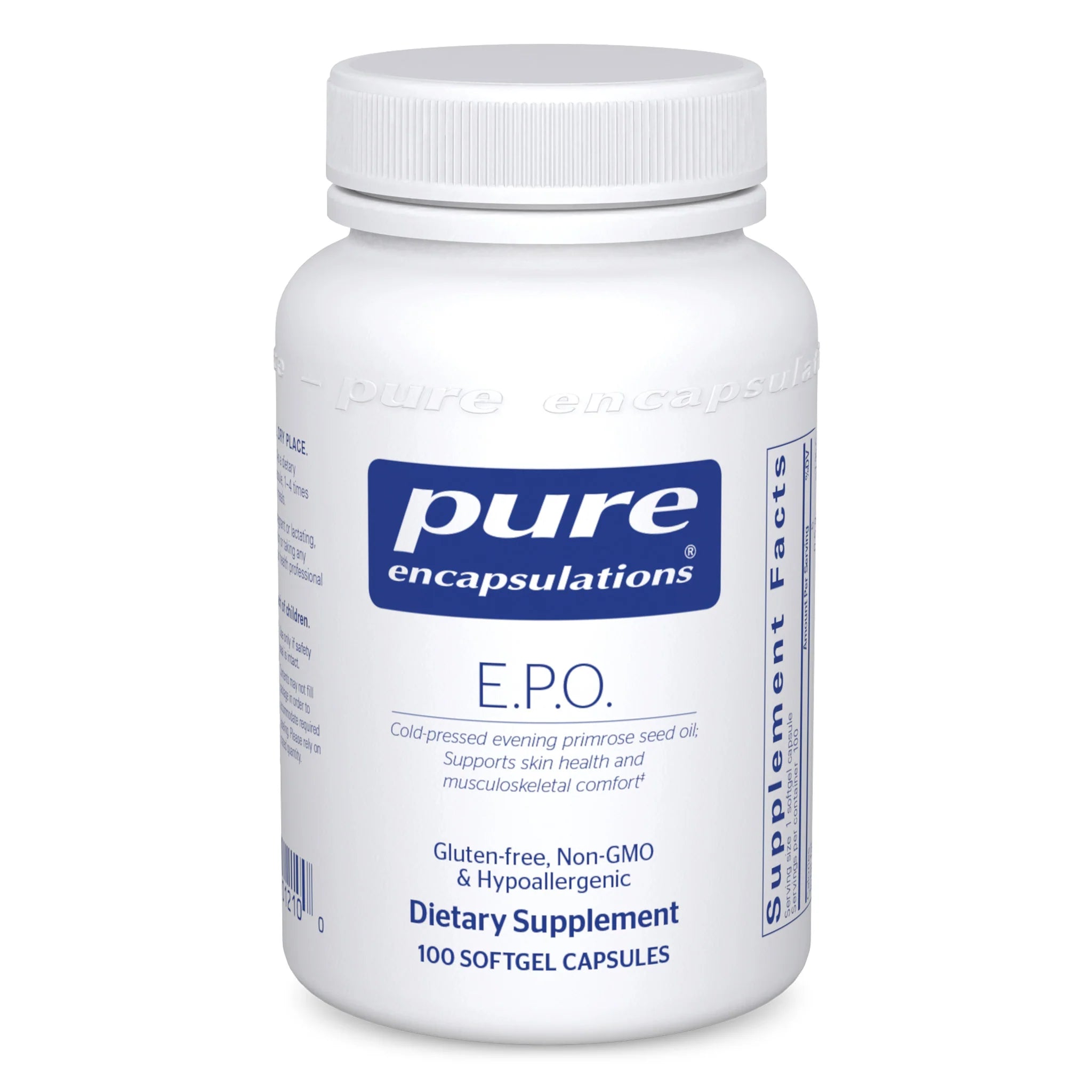 Evening Primrose Oil (EPO) - Organic Cold-Pressed Supplement for Skin, Hair & Hormonal Balance - Supports PMS, Menopause & Healthy Glow