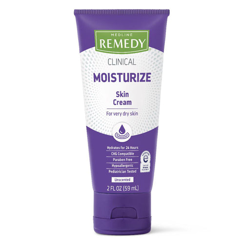 Medline Remedy Clinical Skin Cream - Hydrating & Healing Moisturizer for Dry, Cracked Skin | Dermatologist Recommended | Ideal for Eczema, Psoriasis & Daily Skin Care