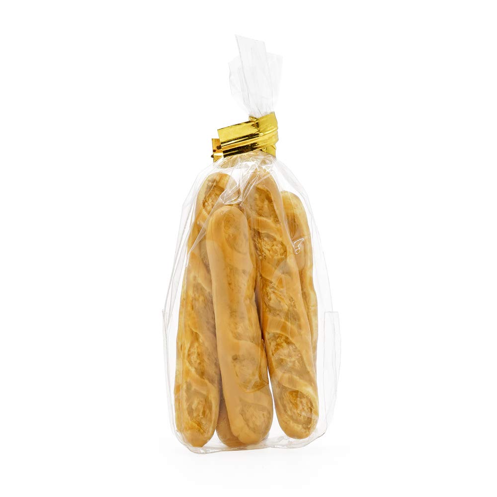 Odoria 1/12 Scale Mini Bread Baguettes - Realistic Dollhouse Food Accessories for French Bakery & Kitchen Diorama Scenes