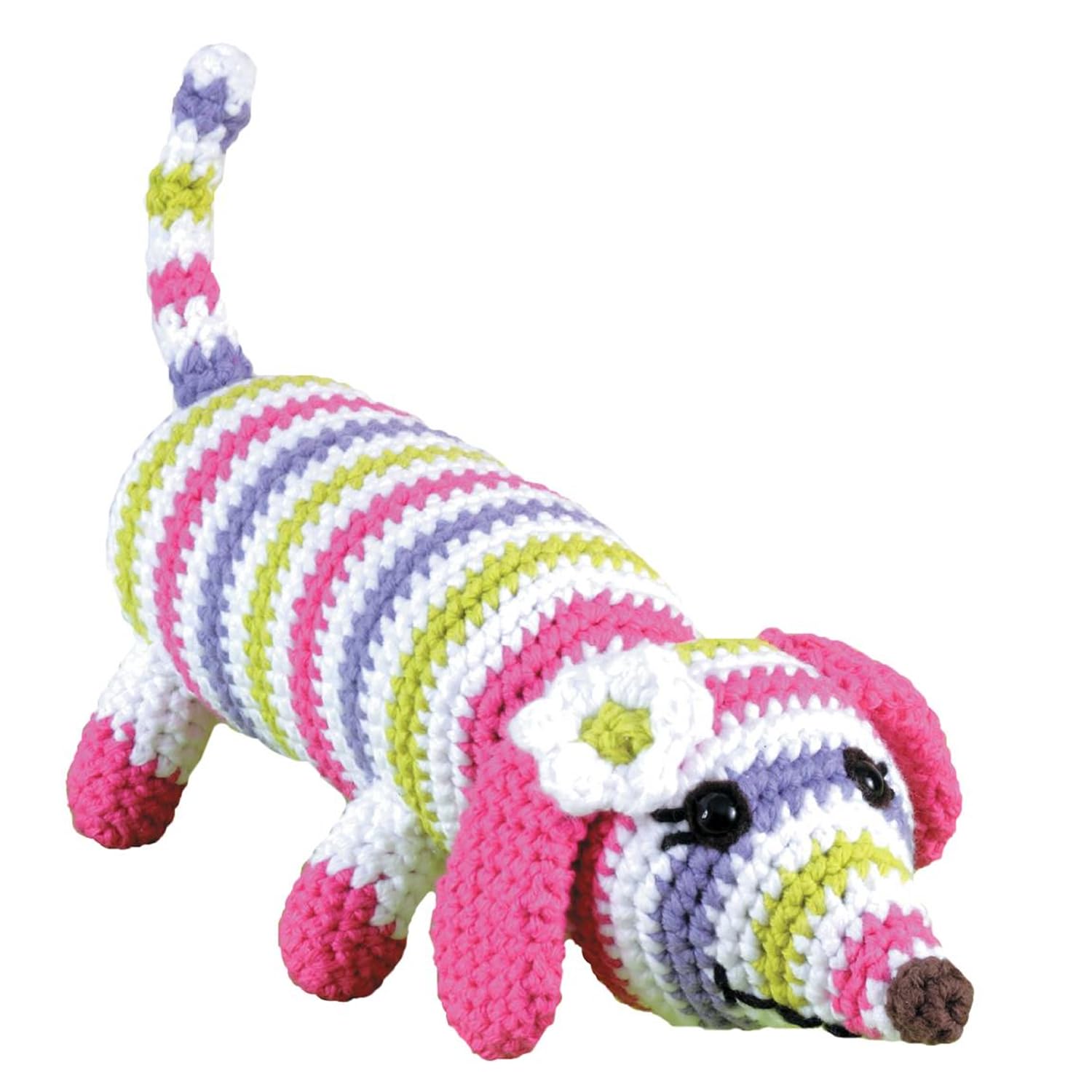 Leisure Arts LEA6188 Learn to Crochet Toys Book - Step-by-Step Guide for Beginners | DIY Crochet Patterns for Stuffed Animals & Amigurumi | Perfect for Crafting, Gifts & Home Decor
