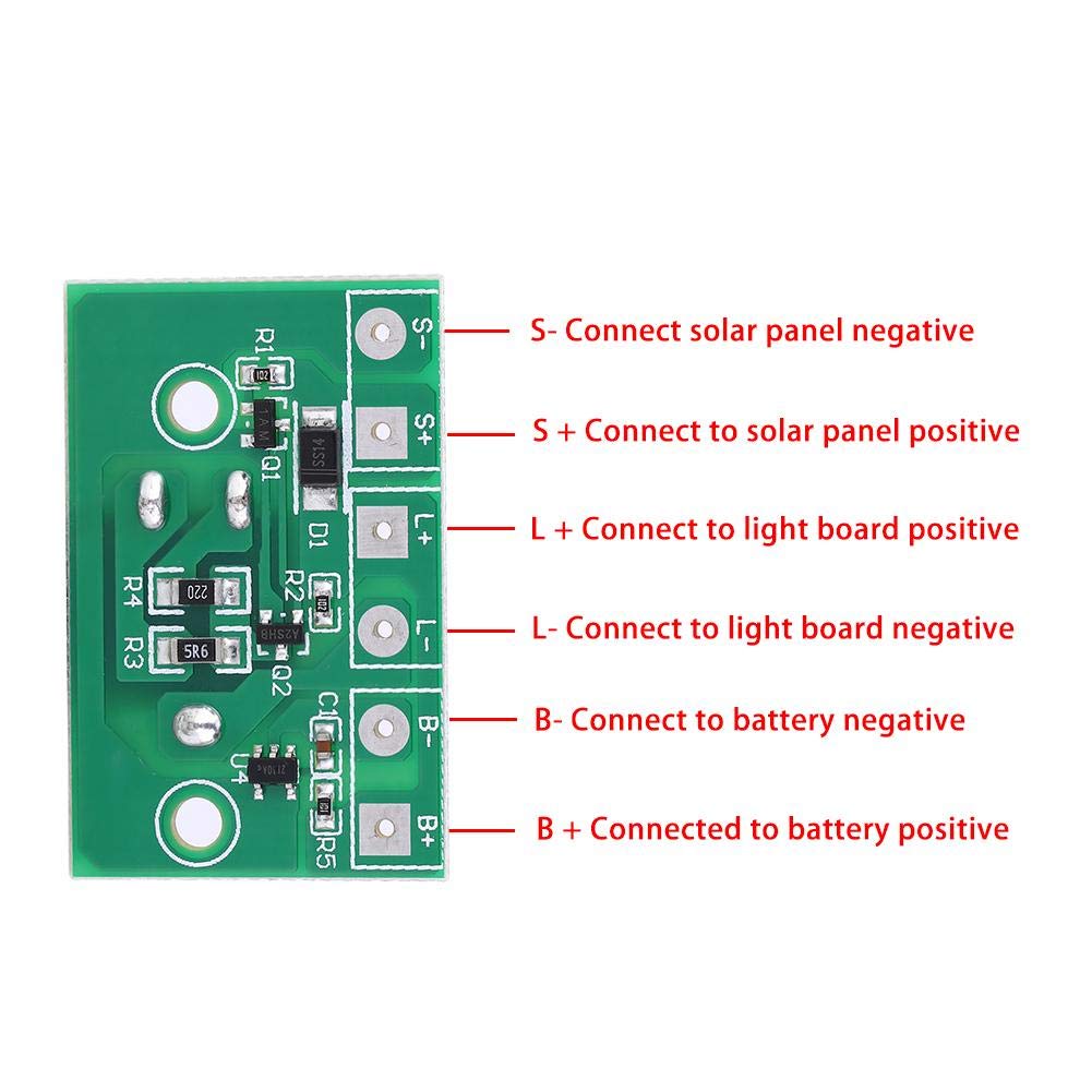 Solar Lamp Controller Module with Switch - for Night Lights & Outdoor Lighting