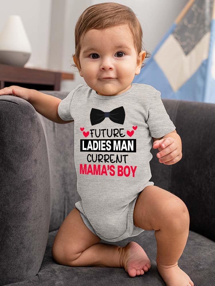 Future Ladies Man Bodysuit for Baby Boys - Cute & Funny Infant Bodysuit - Perfect for Newborn Photoshoots, Baby Showers & First Birthday Parties