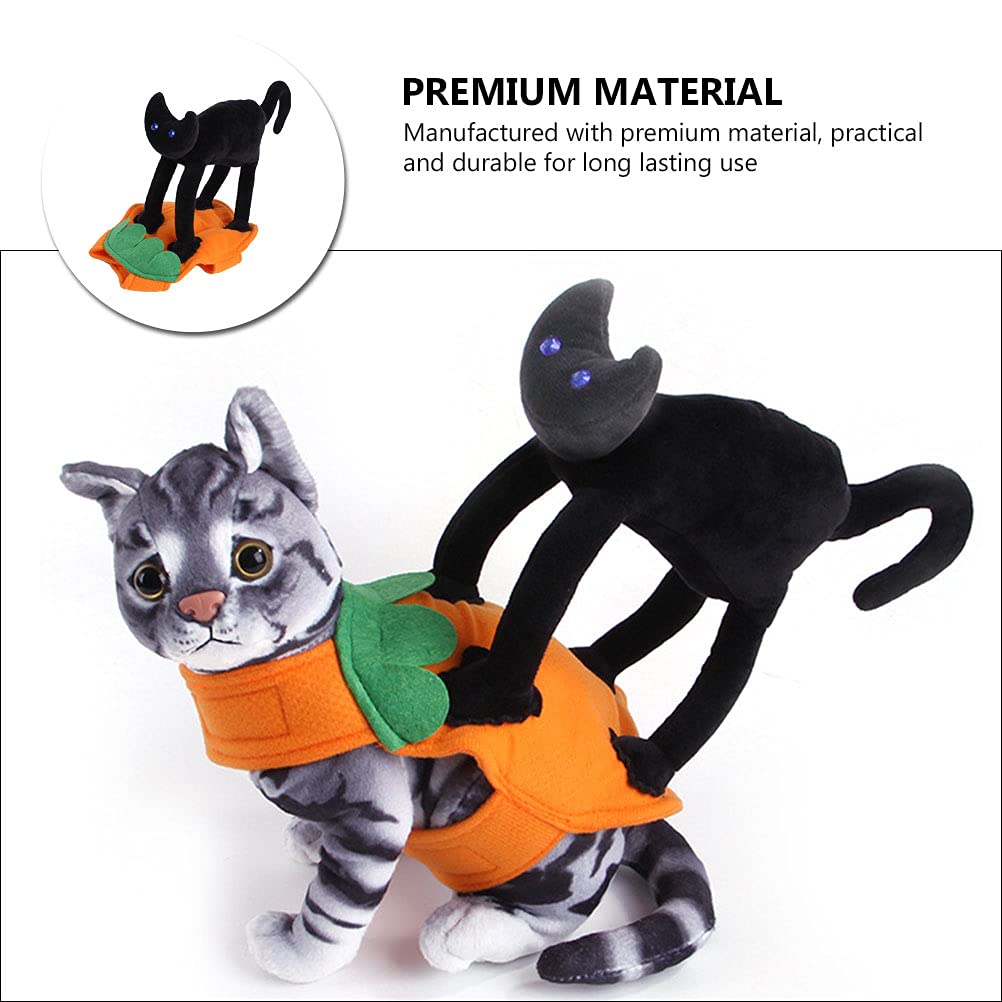 1PC Cute Pet Costume for Cats & Small Dogs - Halloween Hoodie Puppy Kit with Soft Cotton Filling - Perfect for Halloween Parties, Pet Parades & Photo Shoots