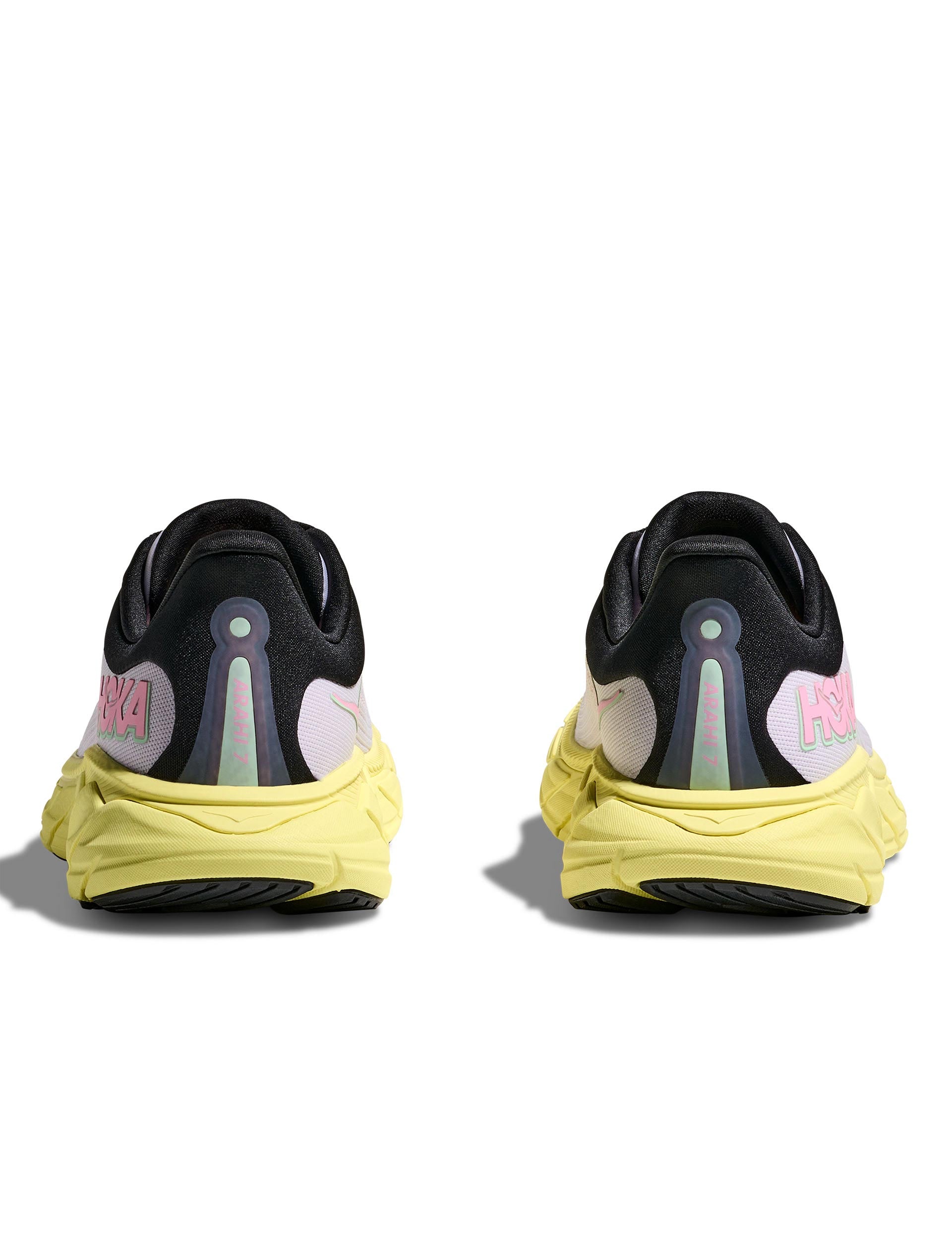 Arahi 7 Running Shoes - Starlight Glow & Yuzu Color | Lightweight Cushioned for Long Distance & Daily Training | Perfect for Road Running, Gym Workouts & Jogging