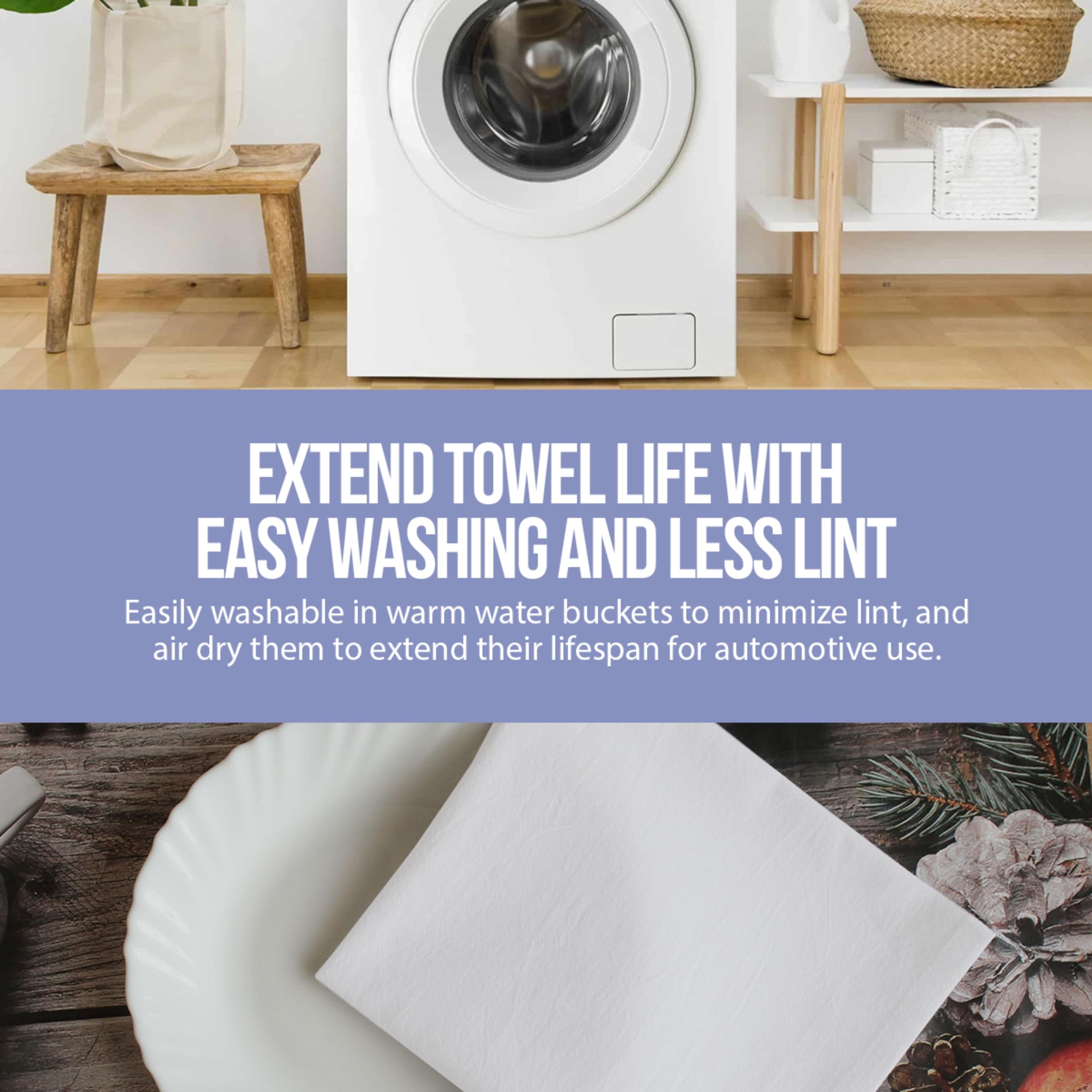 Premium Cotton Dish Cloths - 12 Pack 13