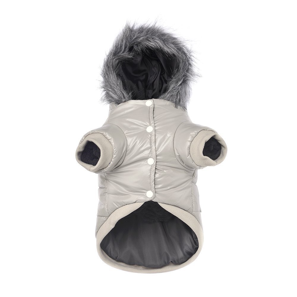 Lesypet Dog Winter Coat - Windproof & Padded Warm Jacket for Small Dogs & Puppies - Perfect for Cold Weather Walks & Outdoor Adventures