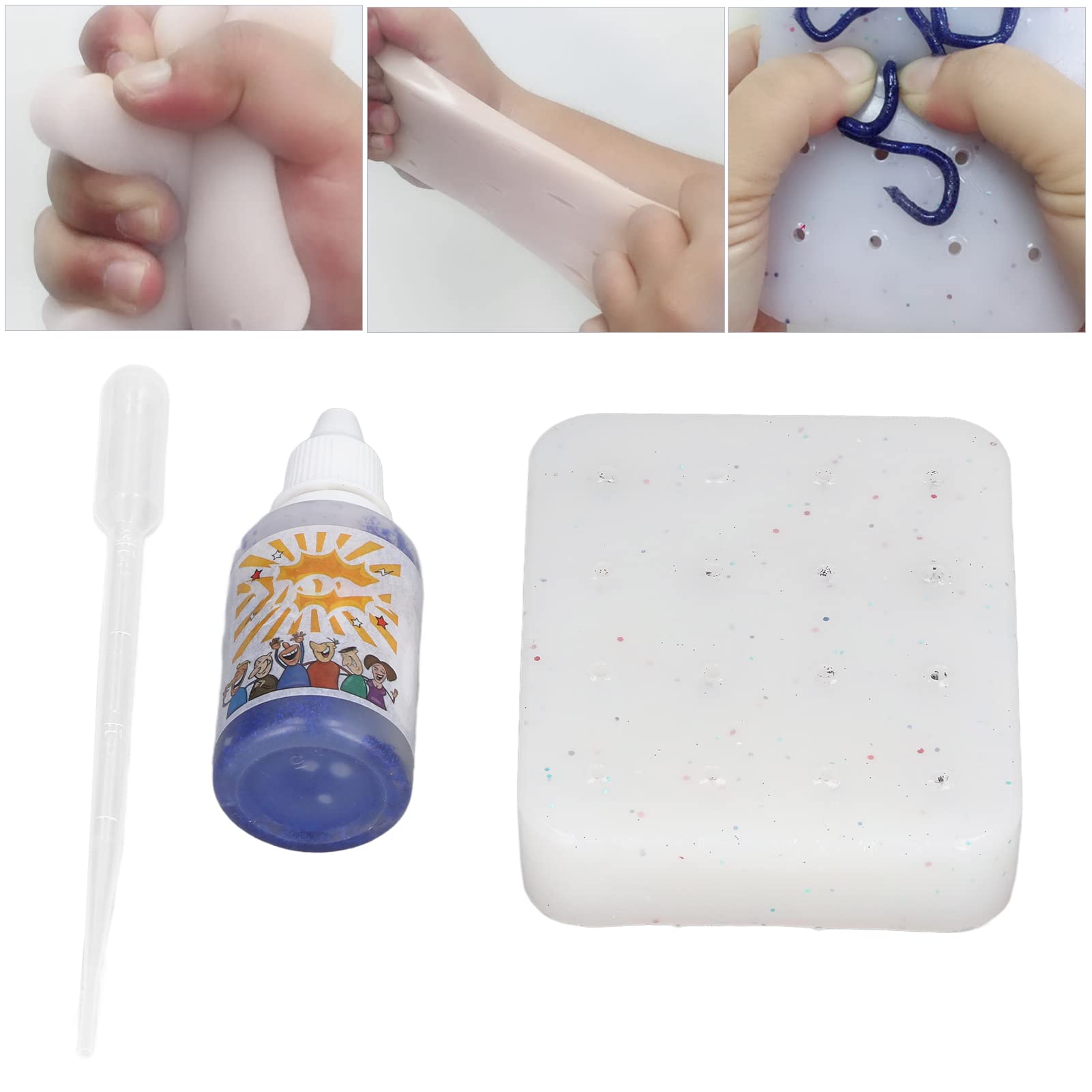 Pimple Popping Toy - Refillable Stress Relief & Anxiety Relief Toy for Adults & Kids - Fun Sensory Fidget Toy for Office, School, and Home Relaxation