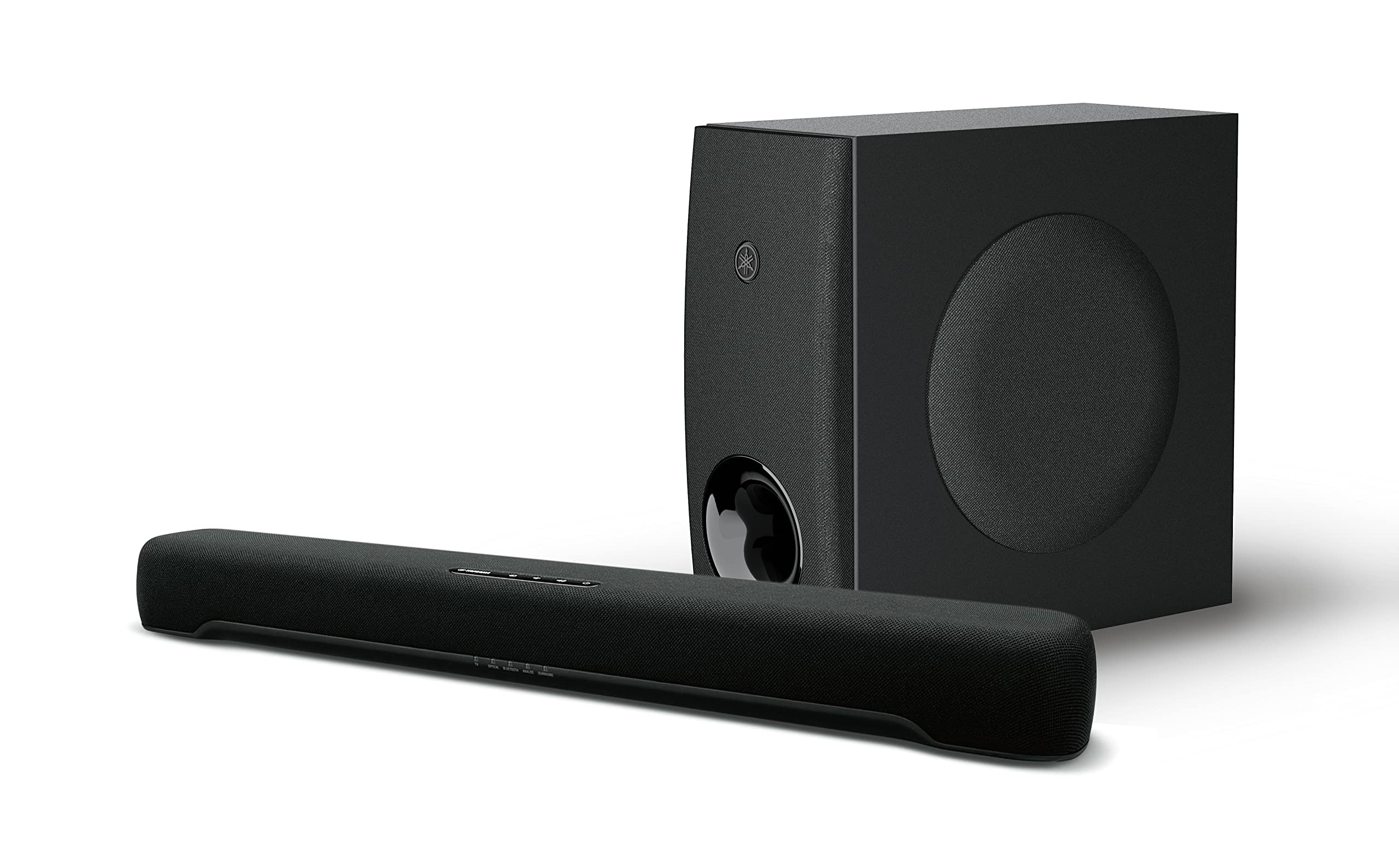 Yamaha SR-C30A Compact Sound Bar with Wireless Subwoofer, Bluetooth Connectivity - Home Theater, Gaming & Music Streaming - Black