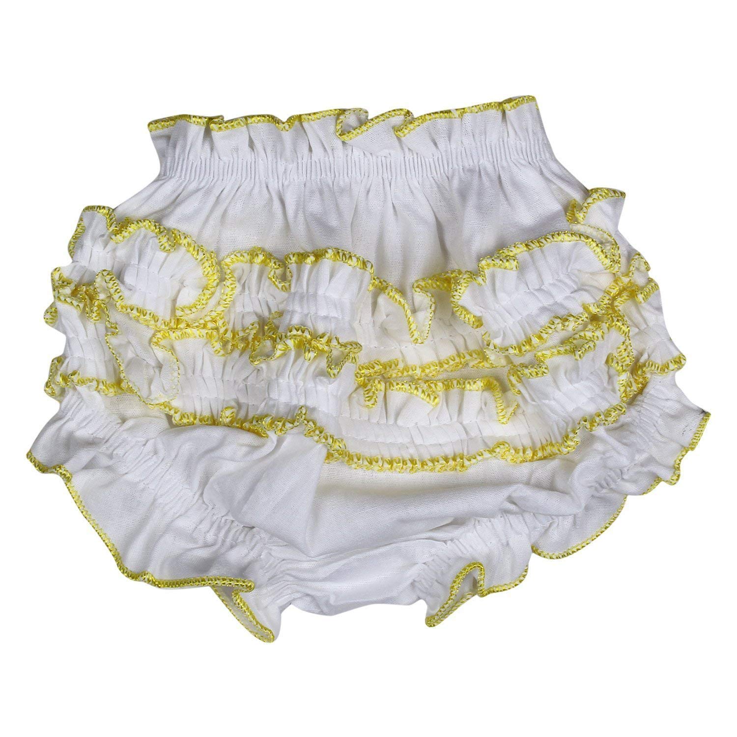 **GURU KRIPA Baby Girl Cotton Panty Set - 3-Piece Soft Fabric with Back Frill for Comfort & Style | Perfect for Daily Wear, Playtime & Special Occasions**