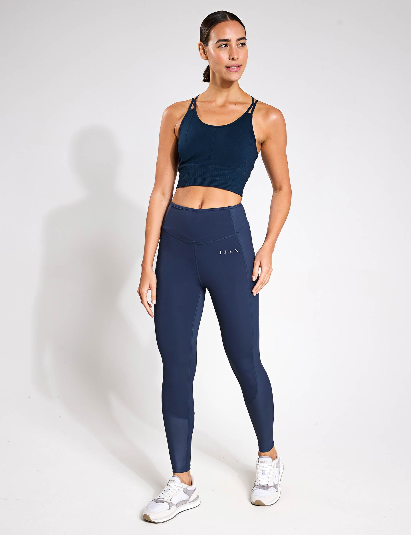 Luana High Waist Yoga Leggings for Women - Sailor Blue - Comfortable Workout Pants for Running, Gym & Lounge Wear
