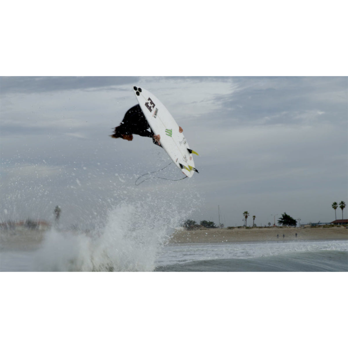 Channel Islands TWO Happy 6'3 Surfboard with Futures 3 Fin Setup - Perfect for Small to Medium Waves and Beach Cruising