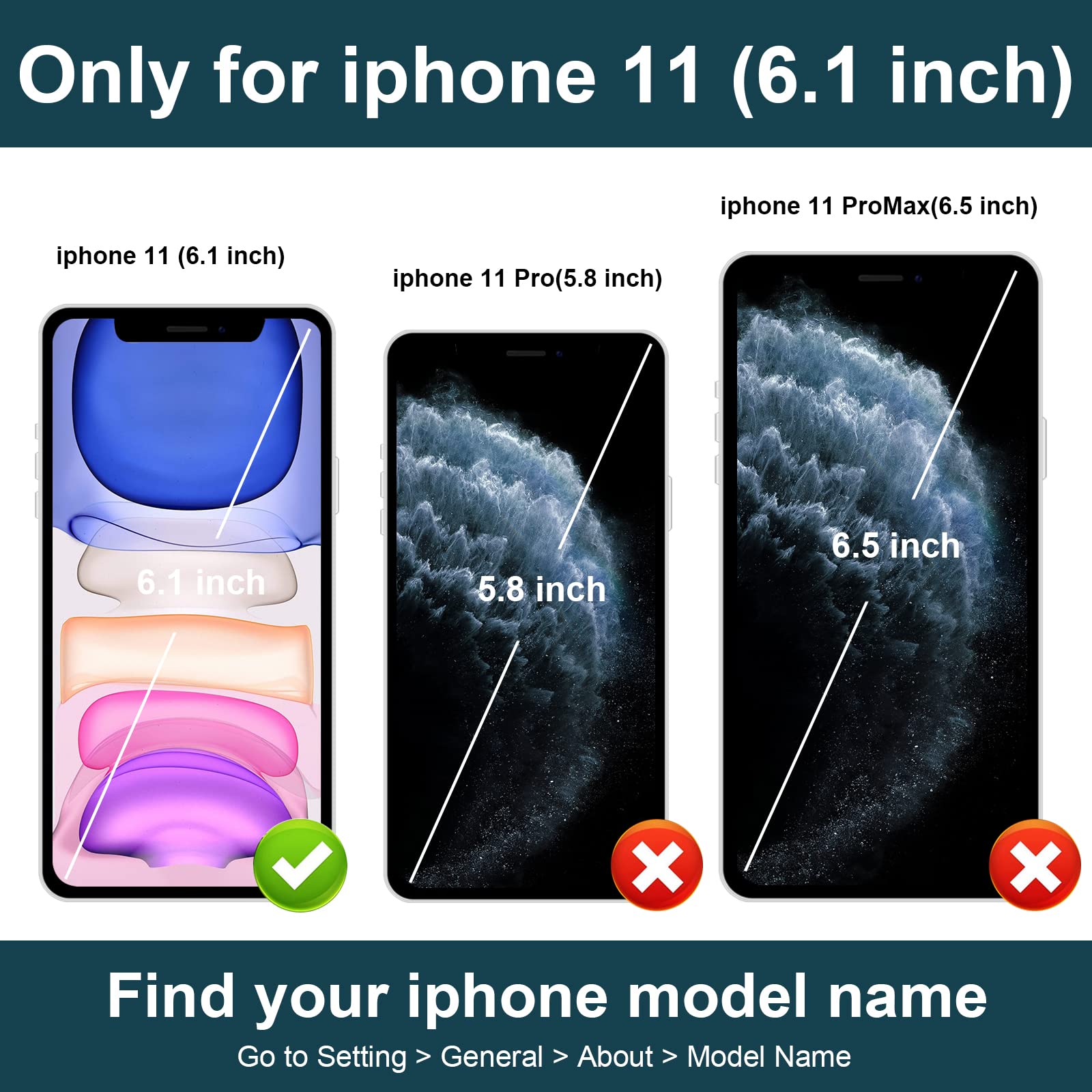 Folosu iPhone 11 Case Wallet with Card Holder - 360° Rotating Finger Ring Stand, Kickstand & RFID Blocking PU Leather Cover | Shockproof Flip Case for 6.1