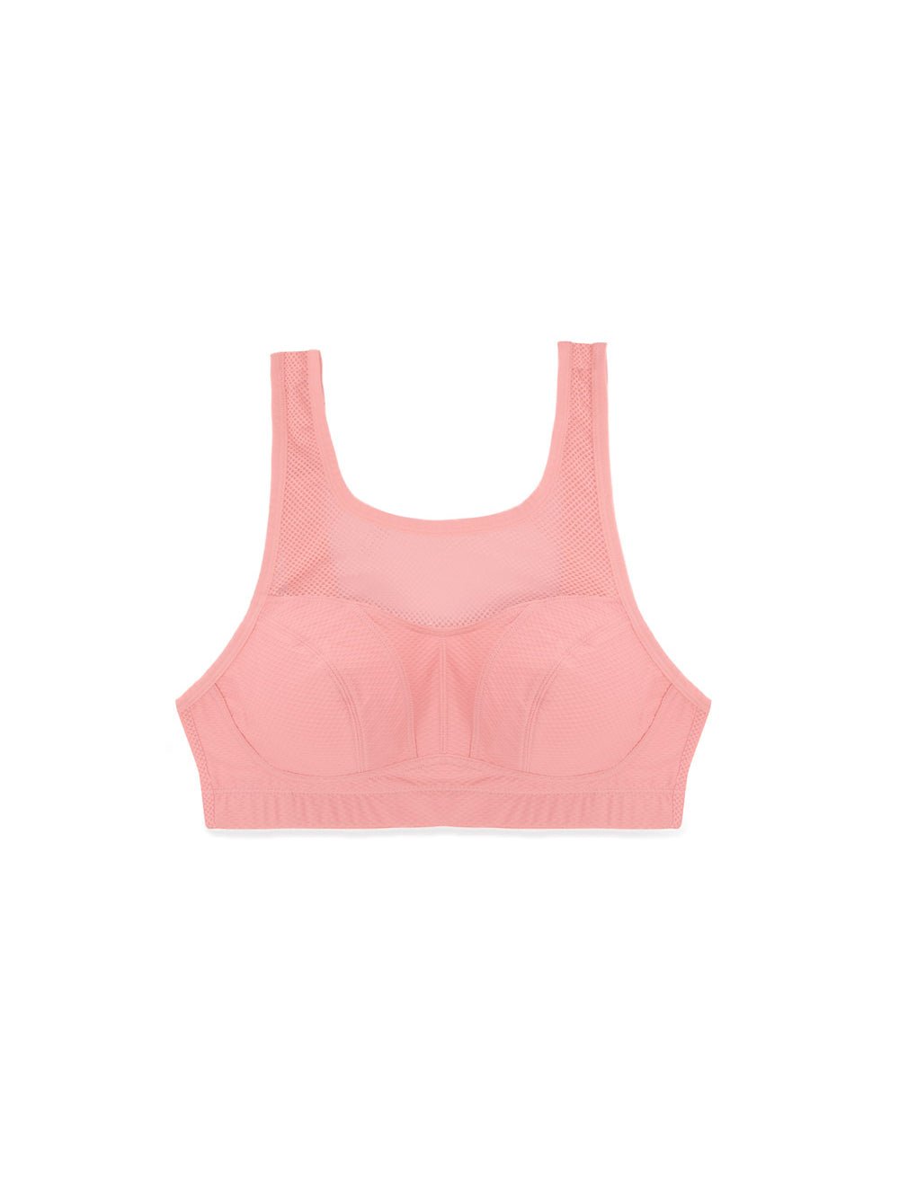 Wire-Free Low Impact Sports Bra for Women - Parfait Breeze in Pink Blush | Perfect for Yoga, Running & Gym Workouts