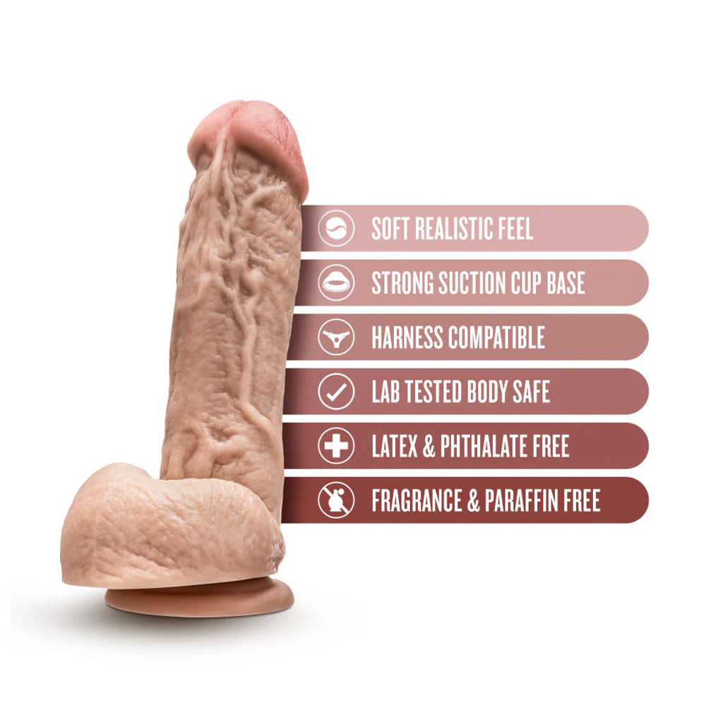 Hung Rider Trigger Realistic 8.5 Inch Dildo - Lifelike Silicone Adult Toy for Men & Women, Perfect for Solo Play & Couples Intimacy