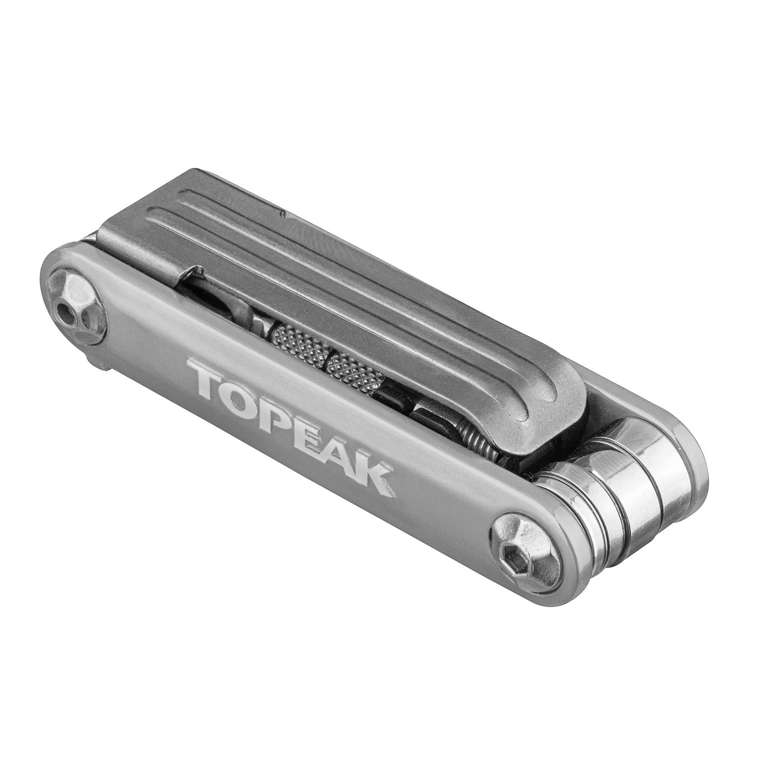 Topeak Tubi 11 Tubeless Multi Tool - 11-in-1 Bike Repair Tool for Mountain & Road Bikes - Silver | Perfect for Trailside Repairs & Emergency Fixes