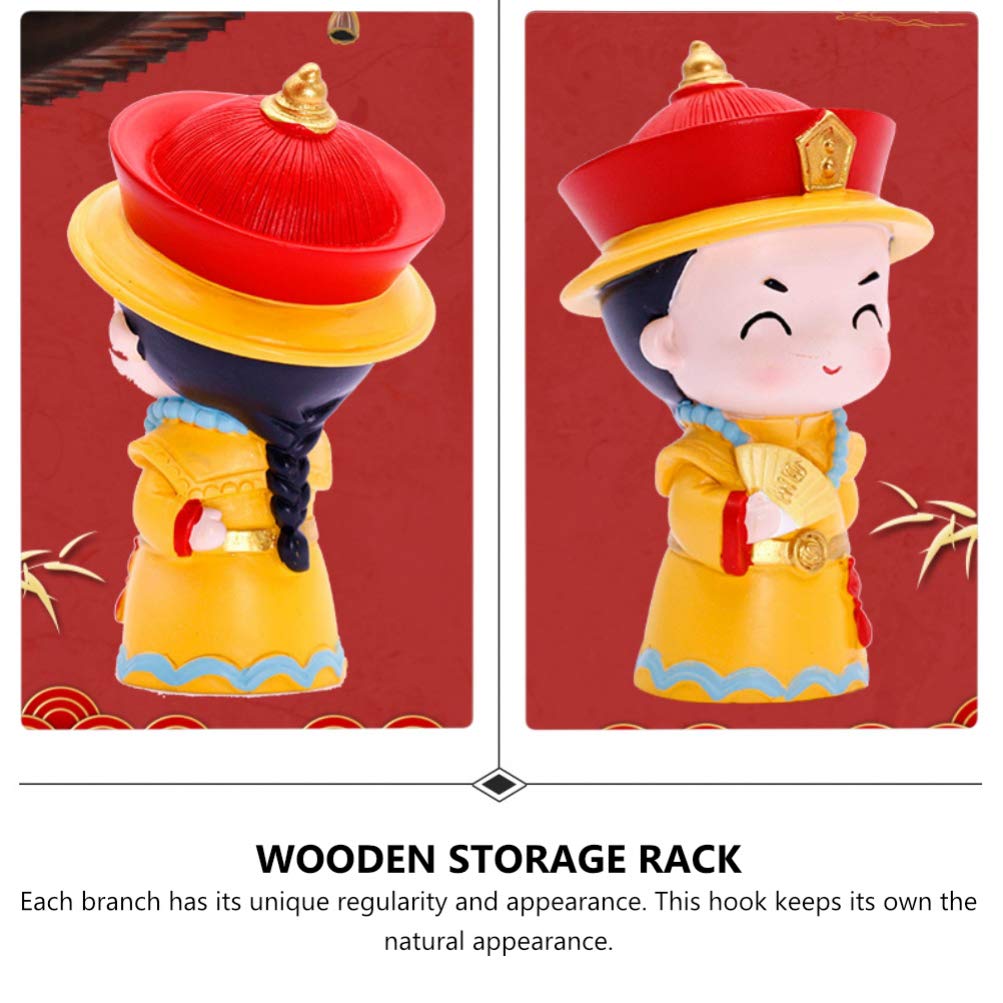 2pcs Emperor Empress Cake Toppers - Chinese Style Birthday Cake Decorations for Wedding, Anniversary & Home Ornament | Elegant Cake Figurines for DIY Cake Crafting & Party Decor