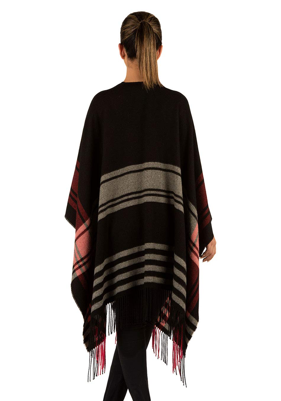 100% Baby Alpaca Wool Kimono Cardigan for Women - Ultra Soft Long Blanket Shawl Wrap - Perfect for Cozy Nights, Yoga, Travel & Loungewear
