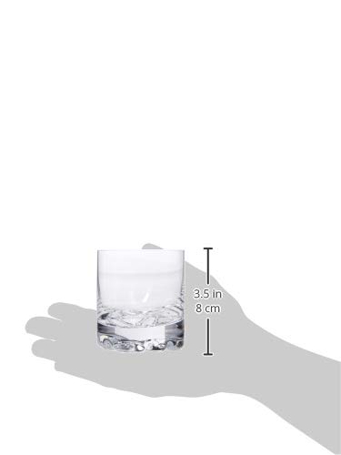 Orrefors Erik 11.5 oz Old Fashioned Whiskey Glasses Set of 4 - Premium Crystal Cocktail Glasses for Bourbon, Scotch & Whiskey Tasting - Perfect for Home Bar, Gifts & Entertaining
