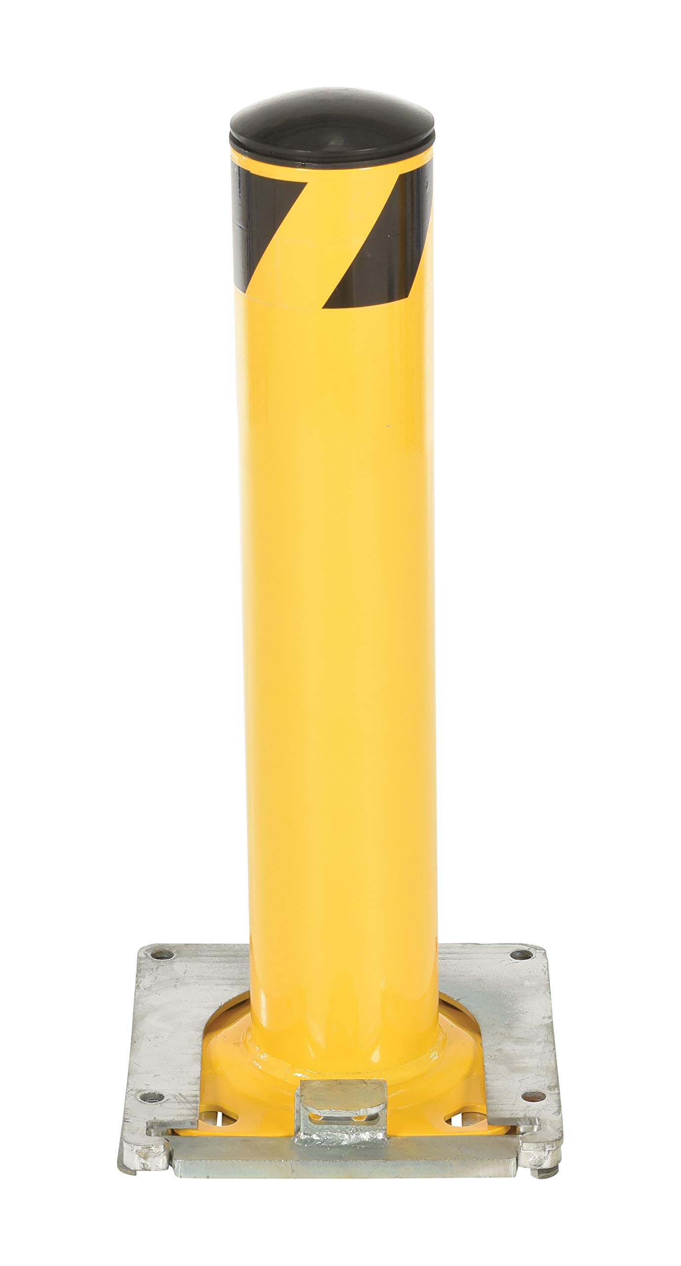 Vestil BOL-RF-24-4.5 Surface Mounted Removable Steel Pipe Safety Bollard, 4.5