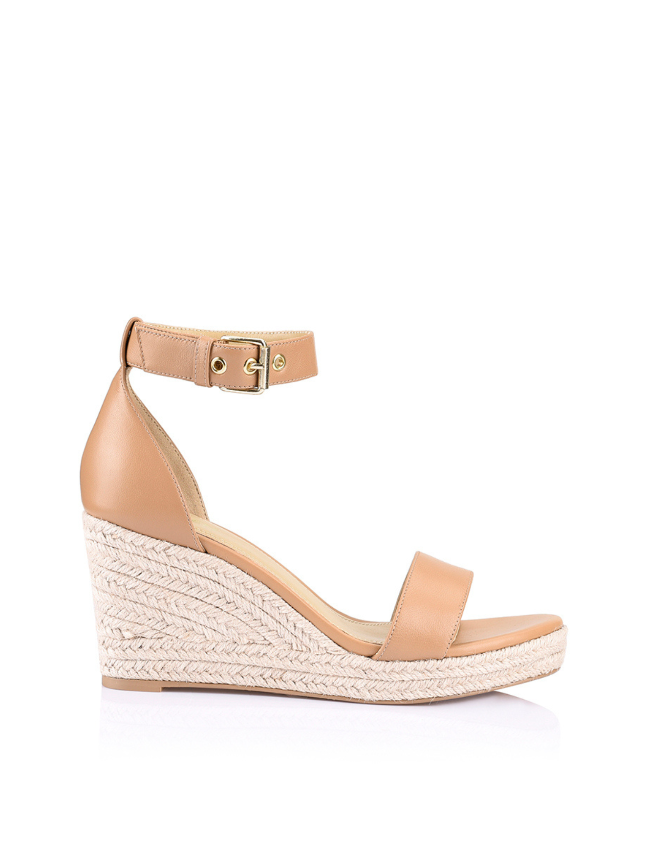 Reign II Women's Wedge Sandals - Soft Tan Genuine Leather Comfortable Summer Shoes for Beach, Vacation & Casual Outings