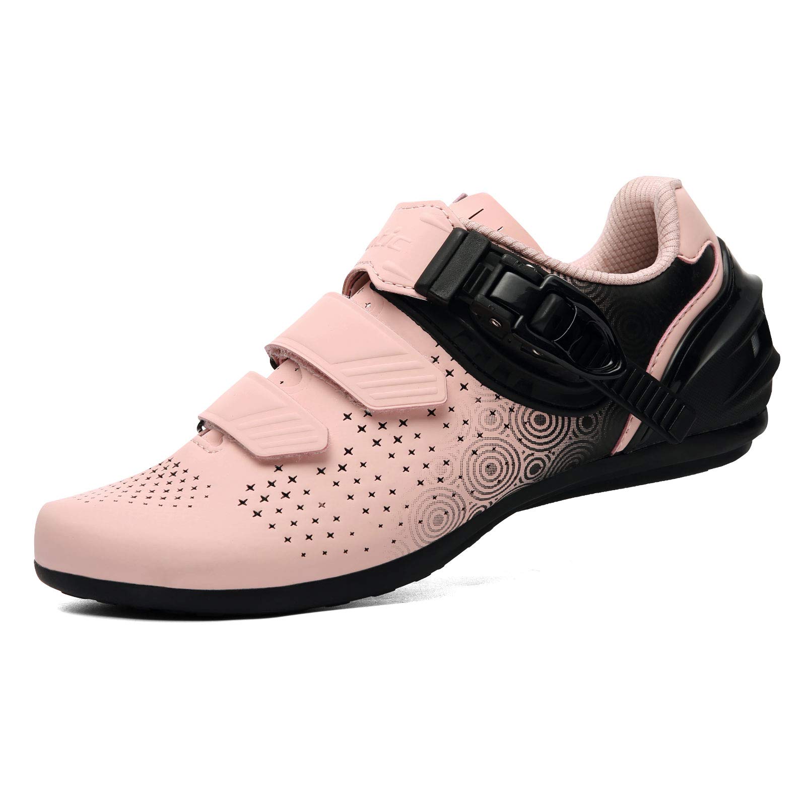 Santic Women's Road Bike Cycling Shoes - Lightweight & Comfortable for Indoor & Outdoor Training, Spin Class, and Road Biking